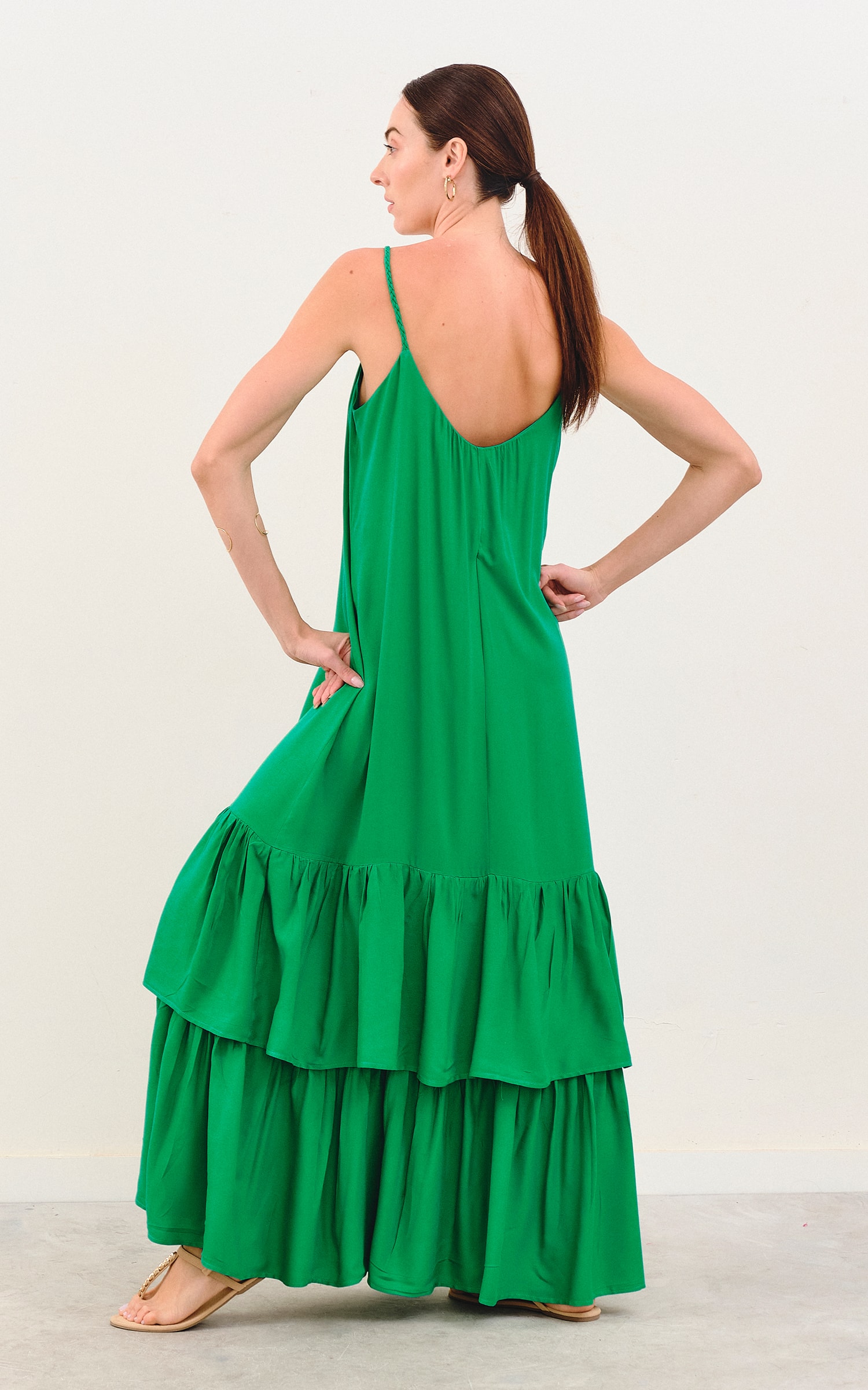 Vestido Longo Resort Verde