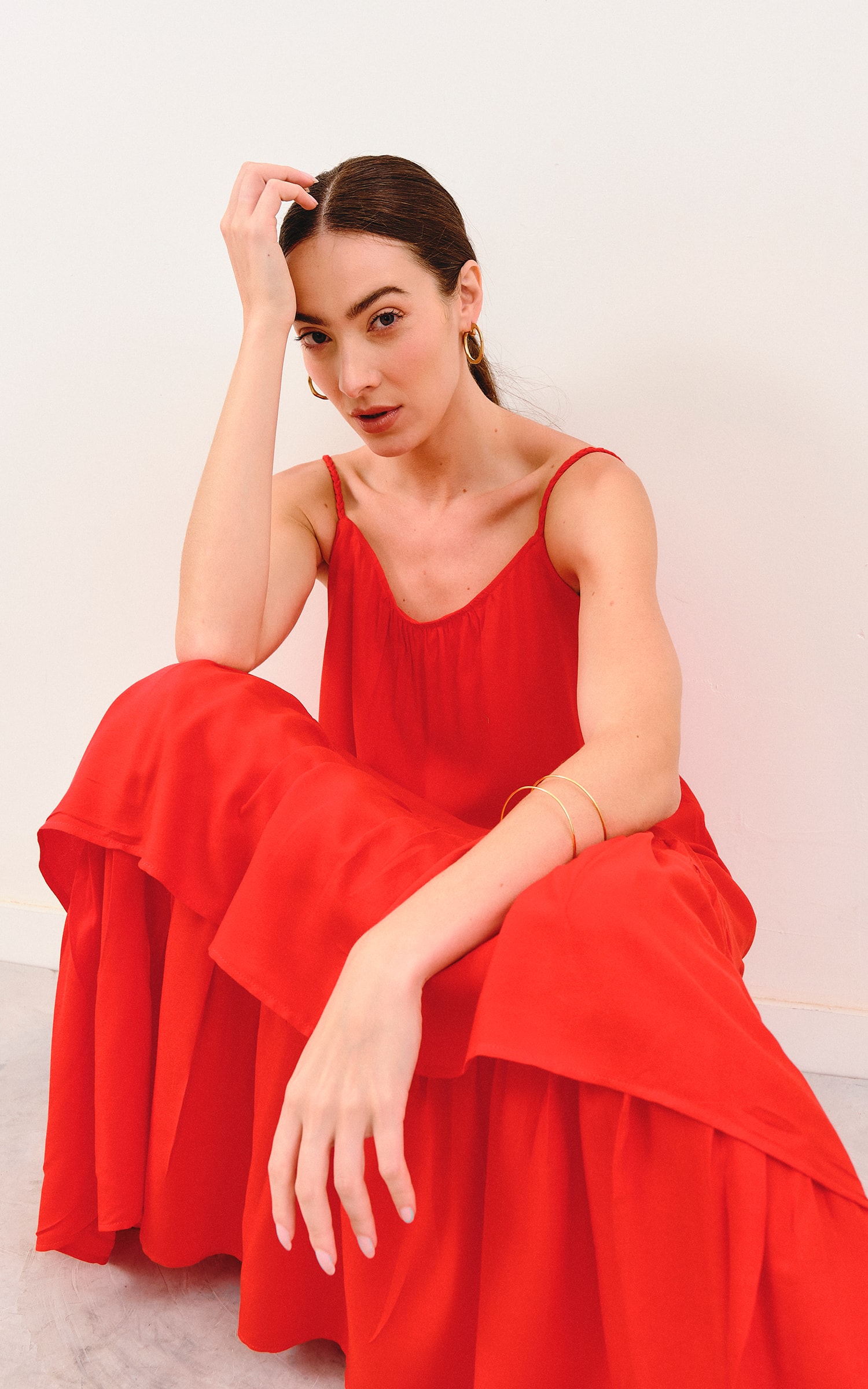 Vestido Longo Resort Vermelho