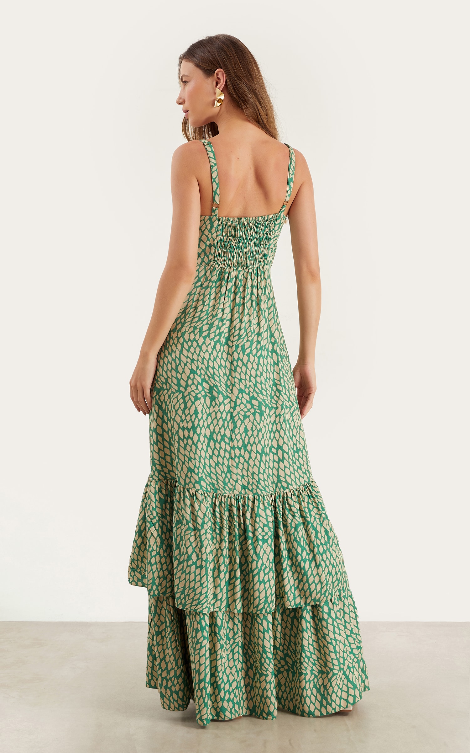 Vestido Longo Scarlet Verde