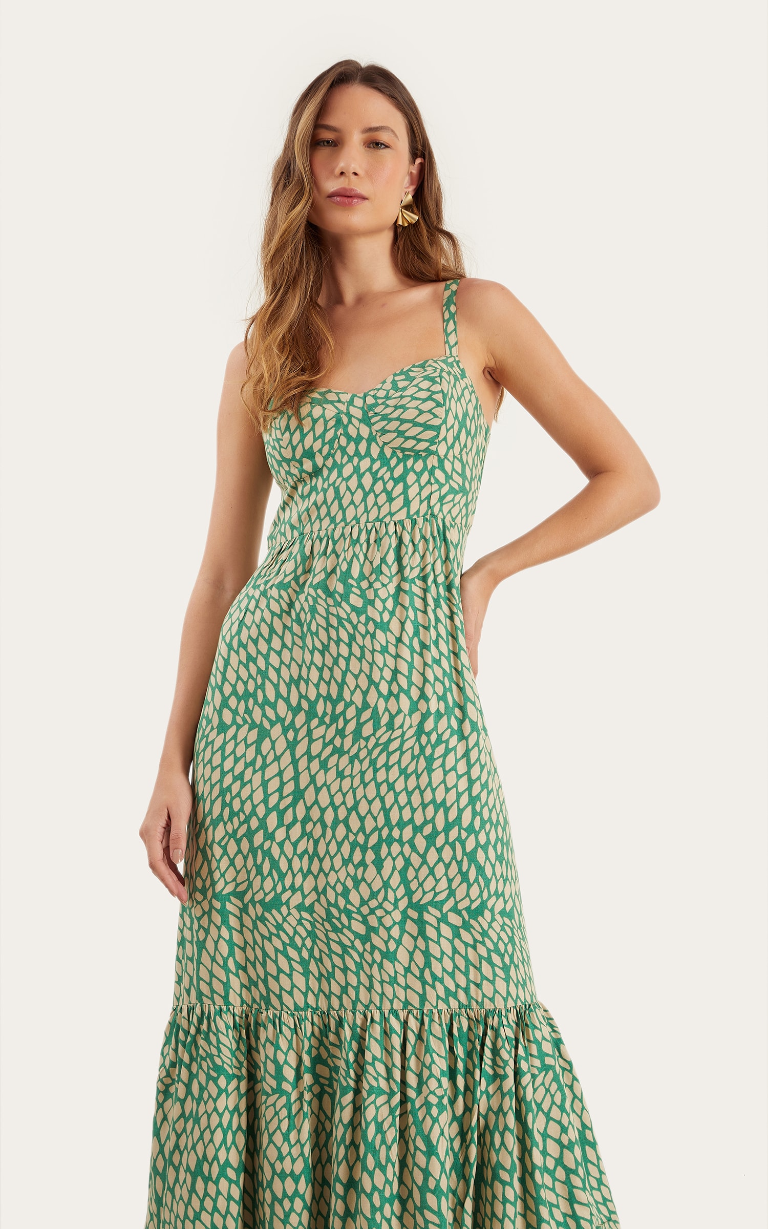 Vestido Longo Scarlet Verde