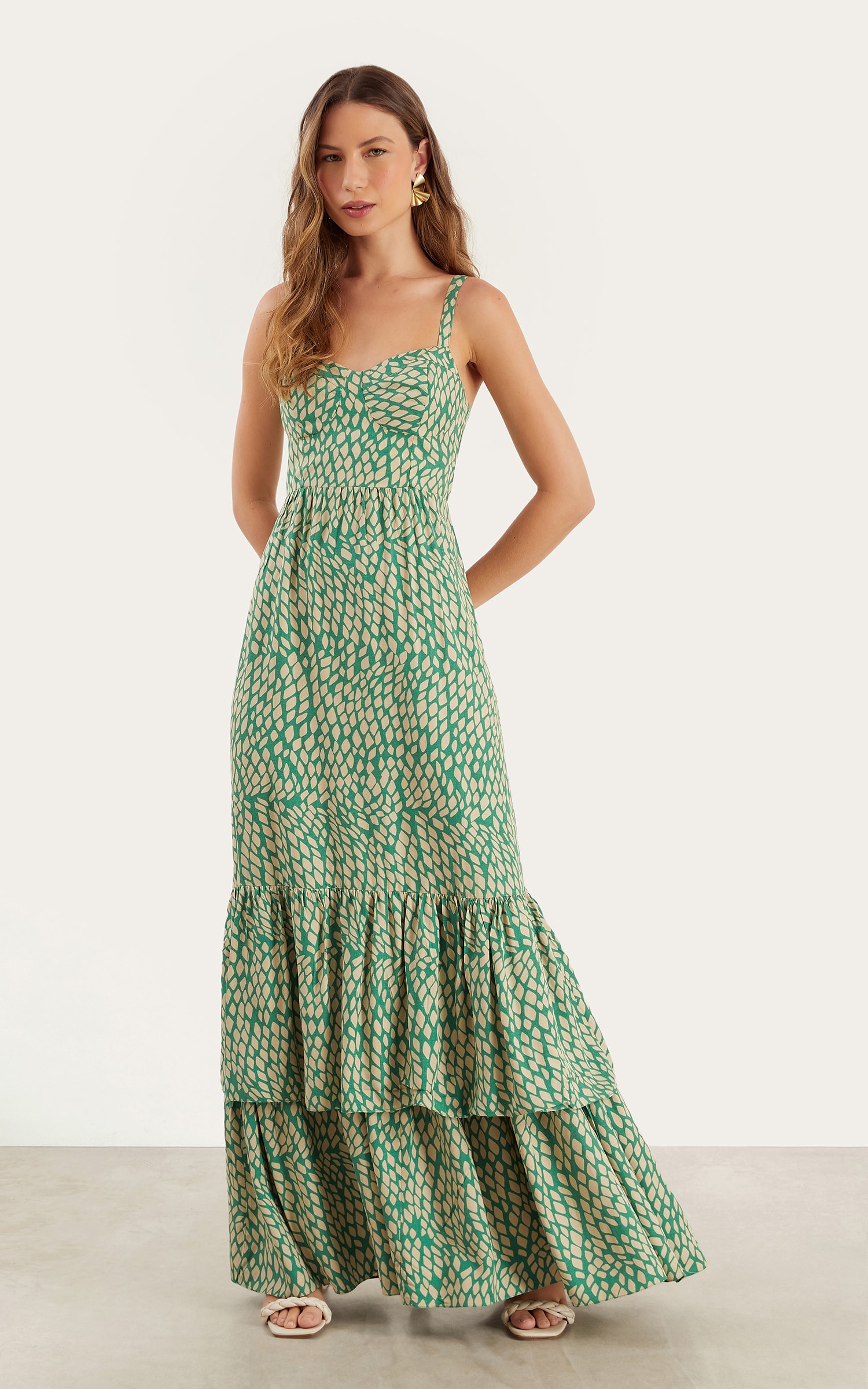 Vestido Longo Scarlet Verde