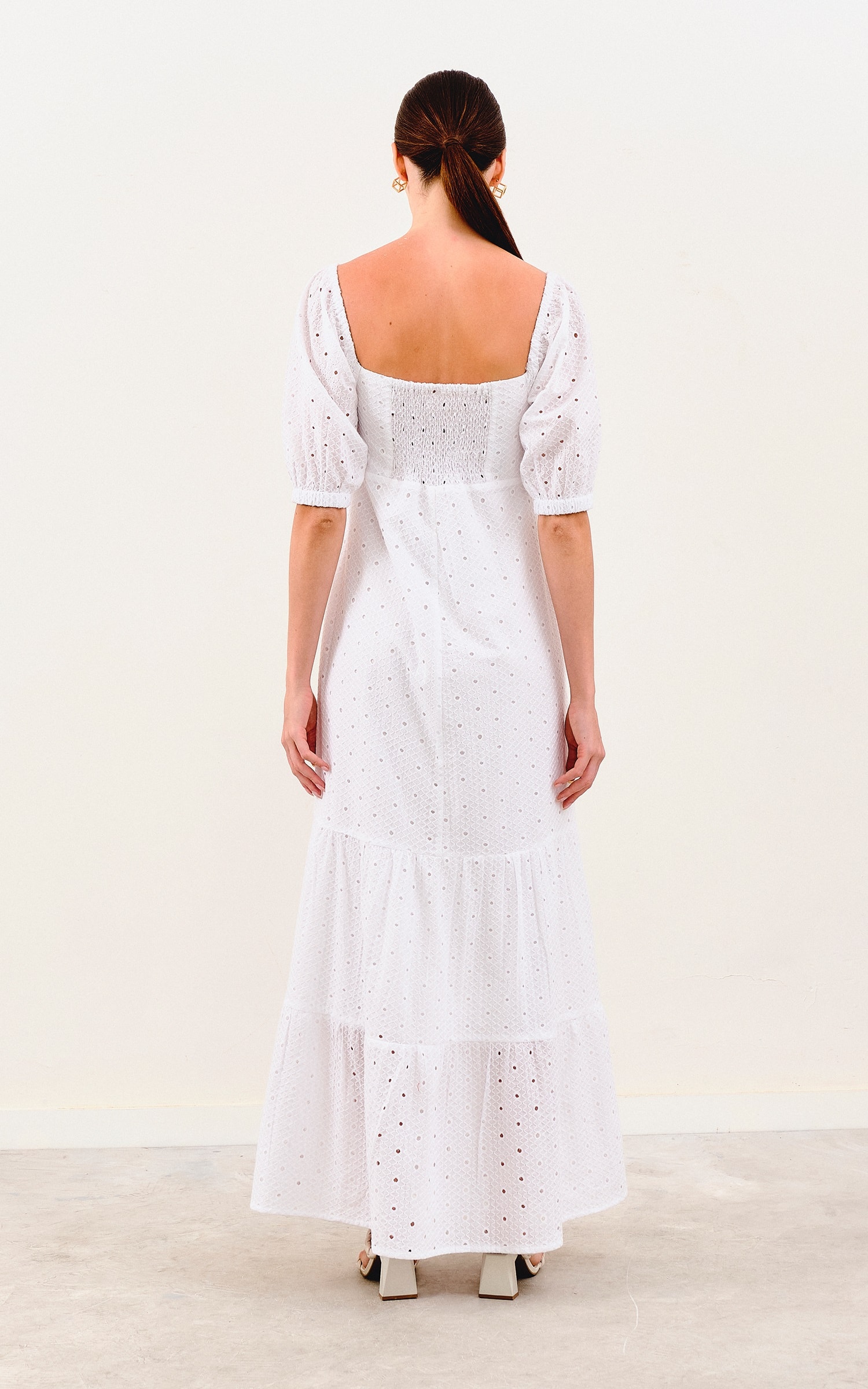 Vestido Longo Town Off White