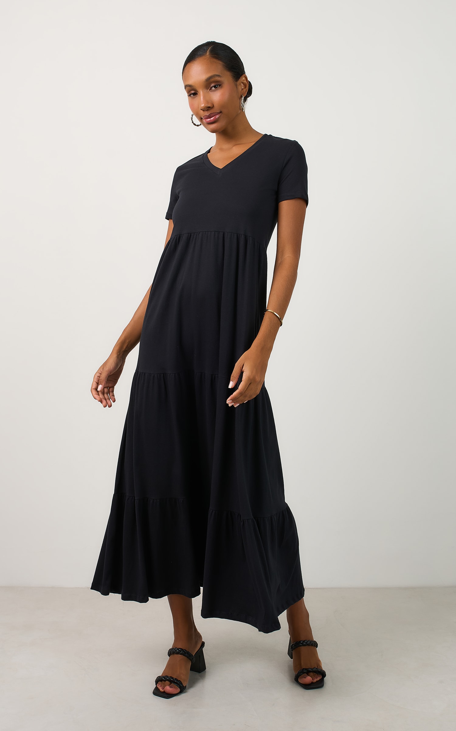 Vestido Malha Tres Marias Preto