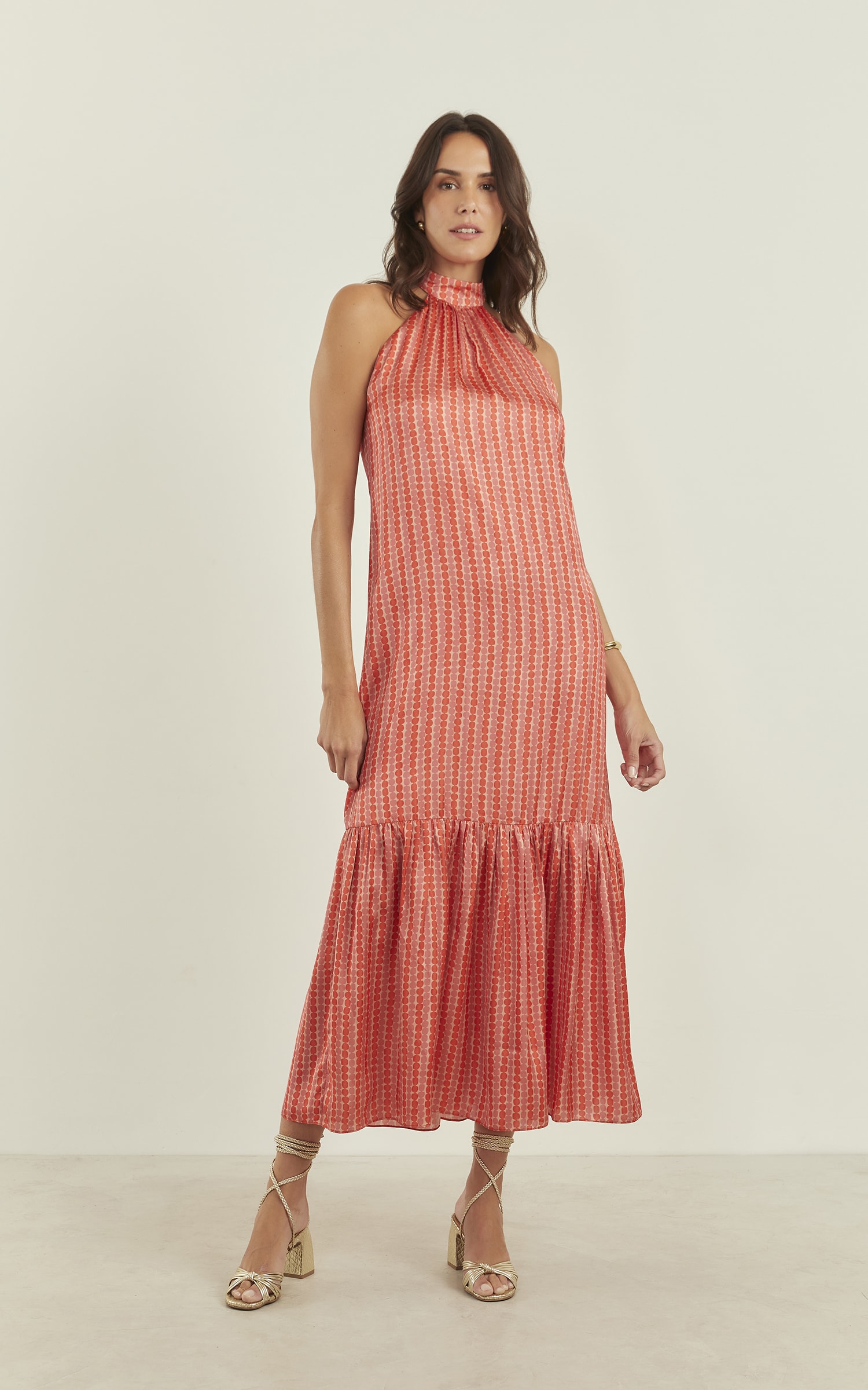 Vestido Midi Amar Vermelho