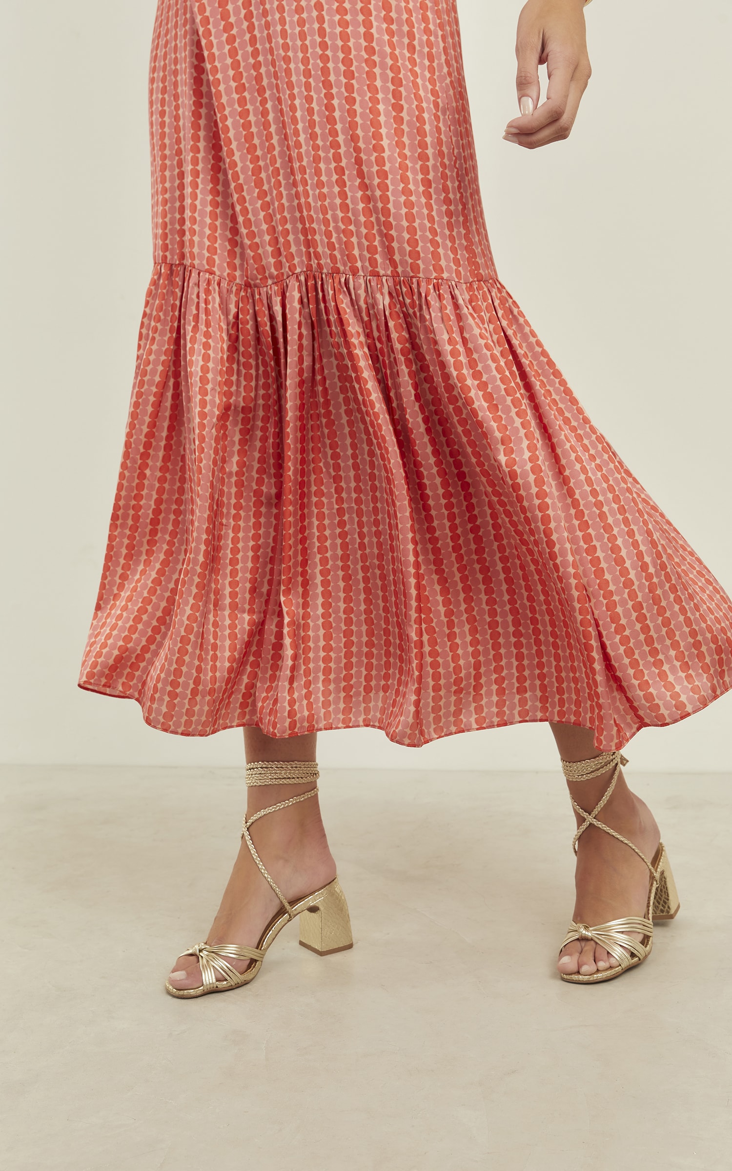 Vestido Midi Amar Vermelho