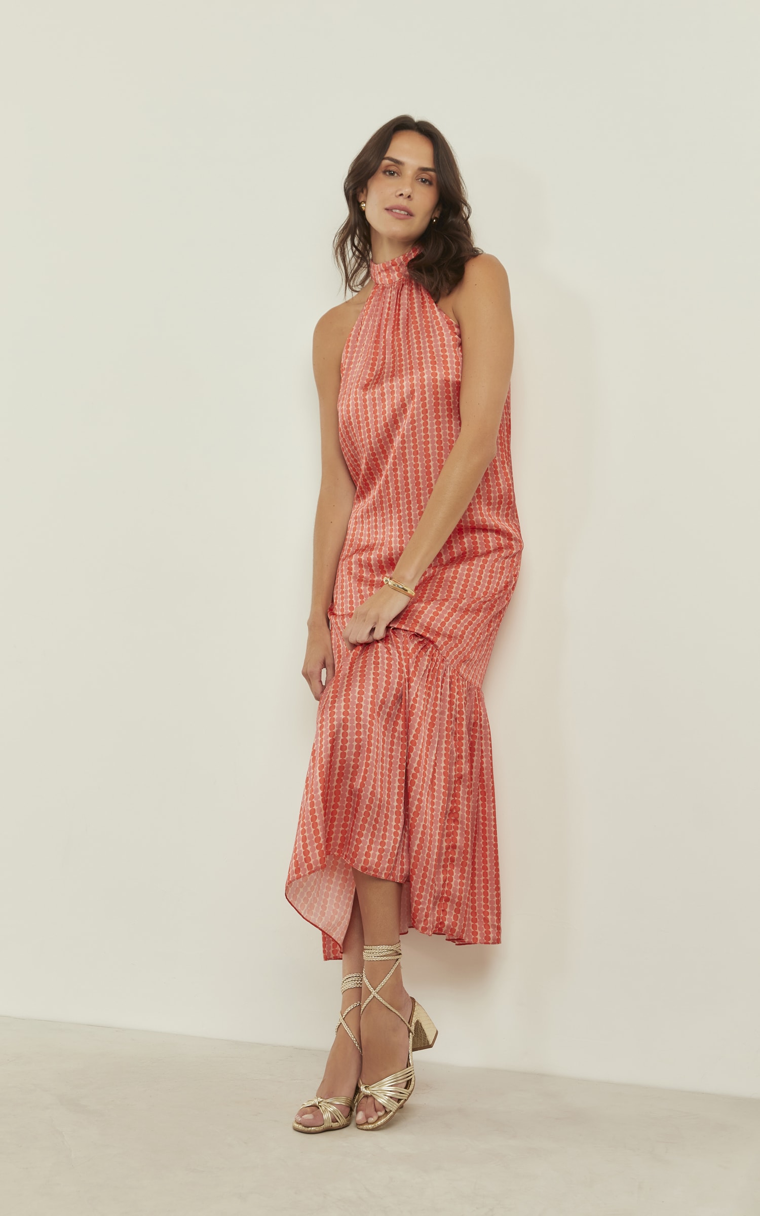 Vestido Midi Amar Vermelho