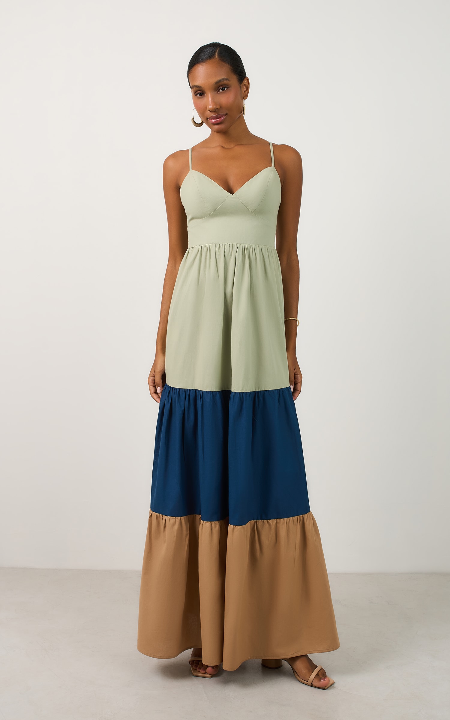 Vestido Midi Chateau Pistache
