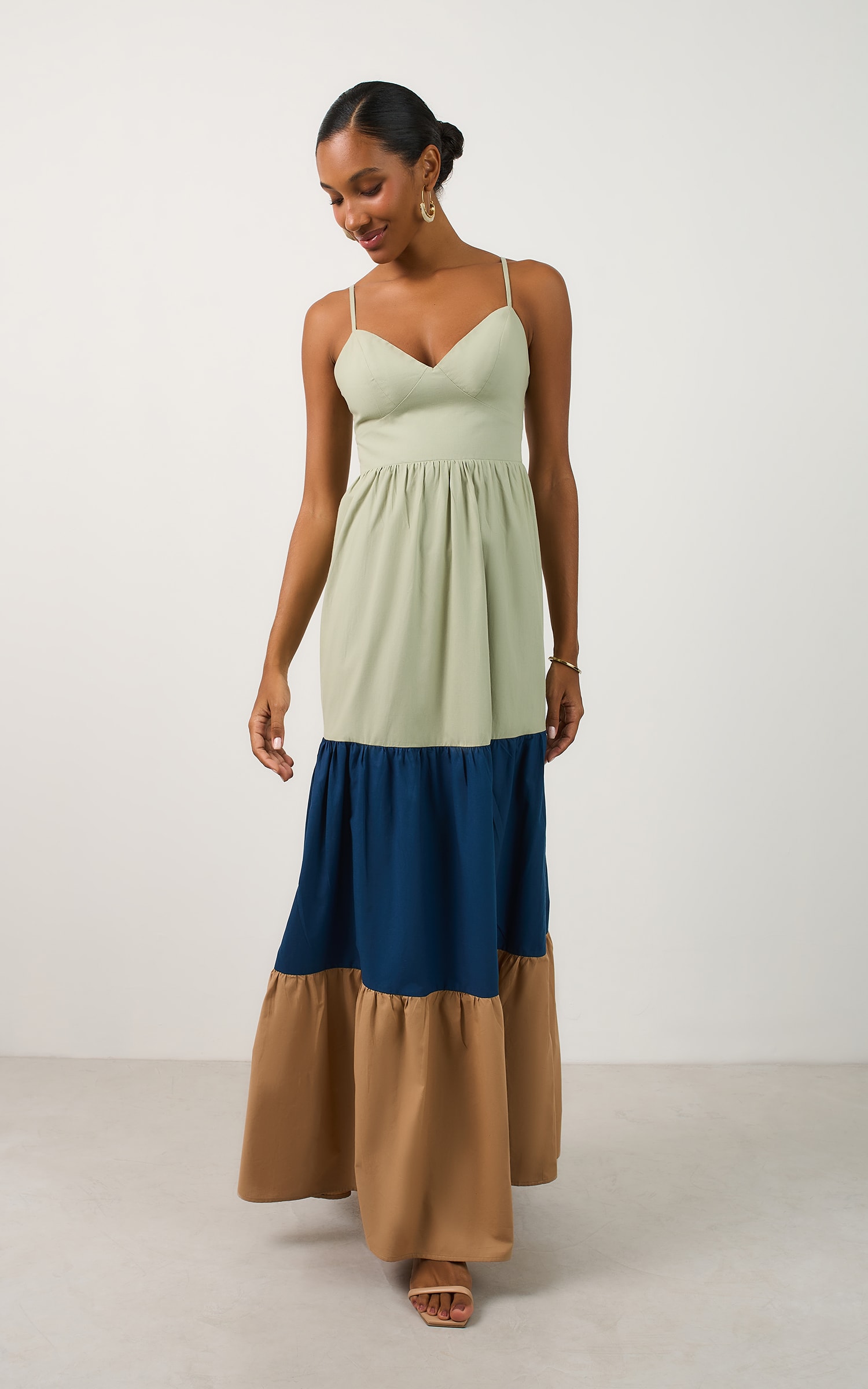 Vestido Midi Chateau Pistache