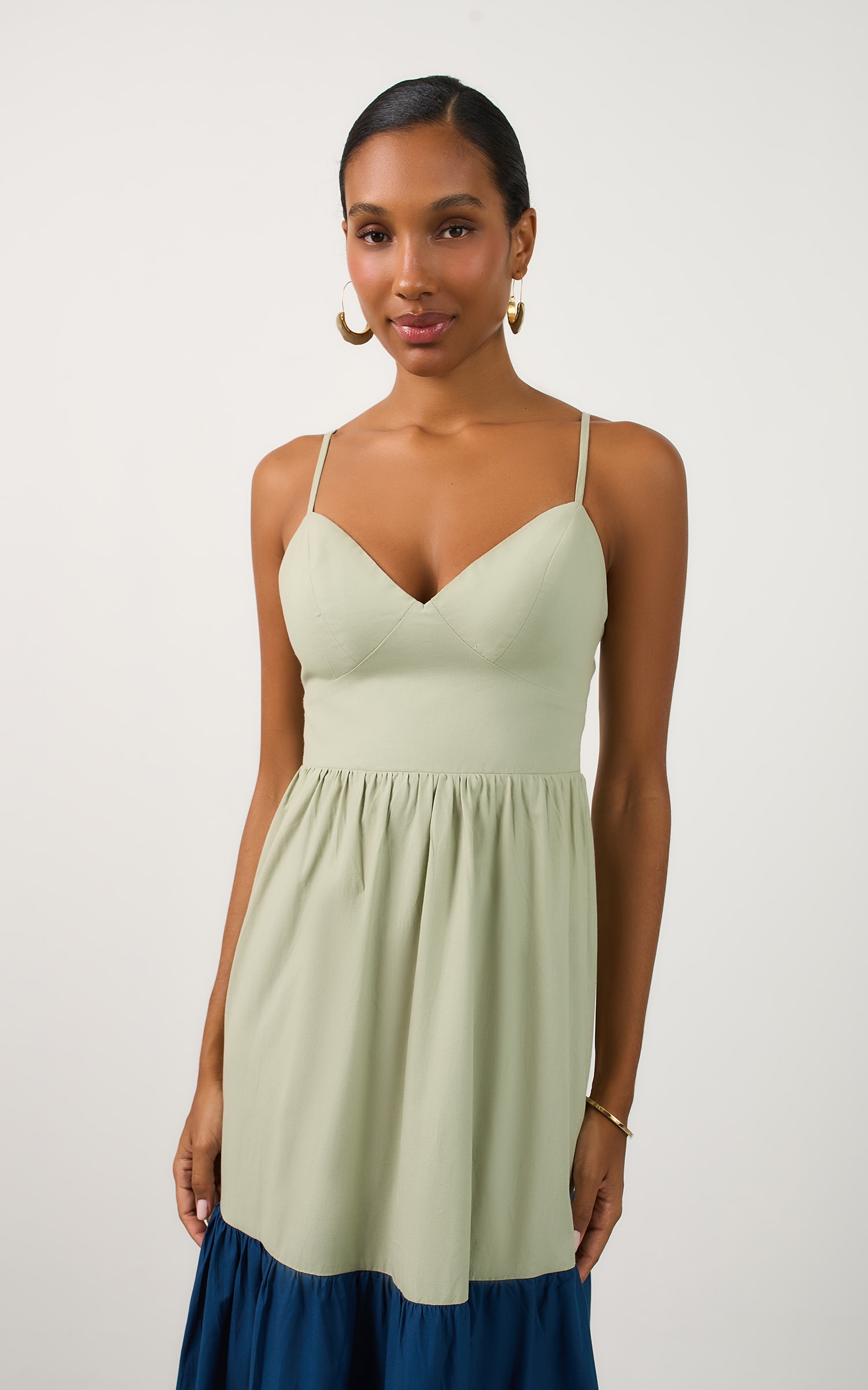 Vestido Midi Chateau Pistache