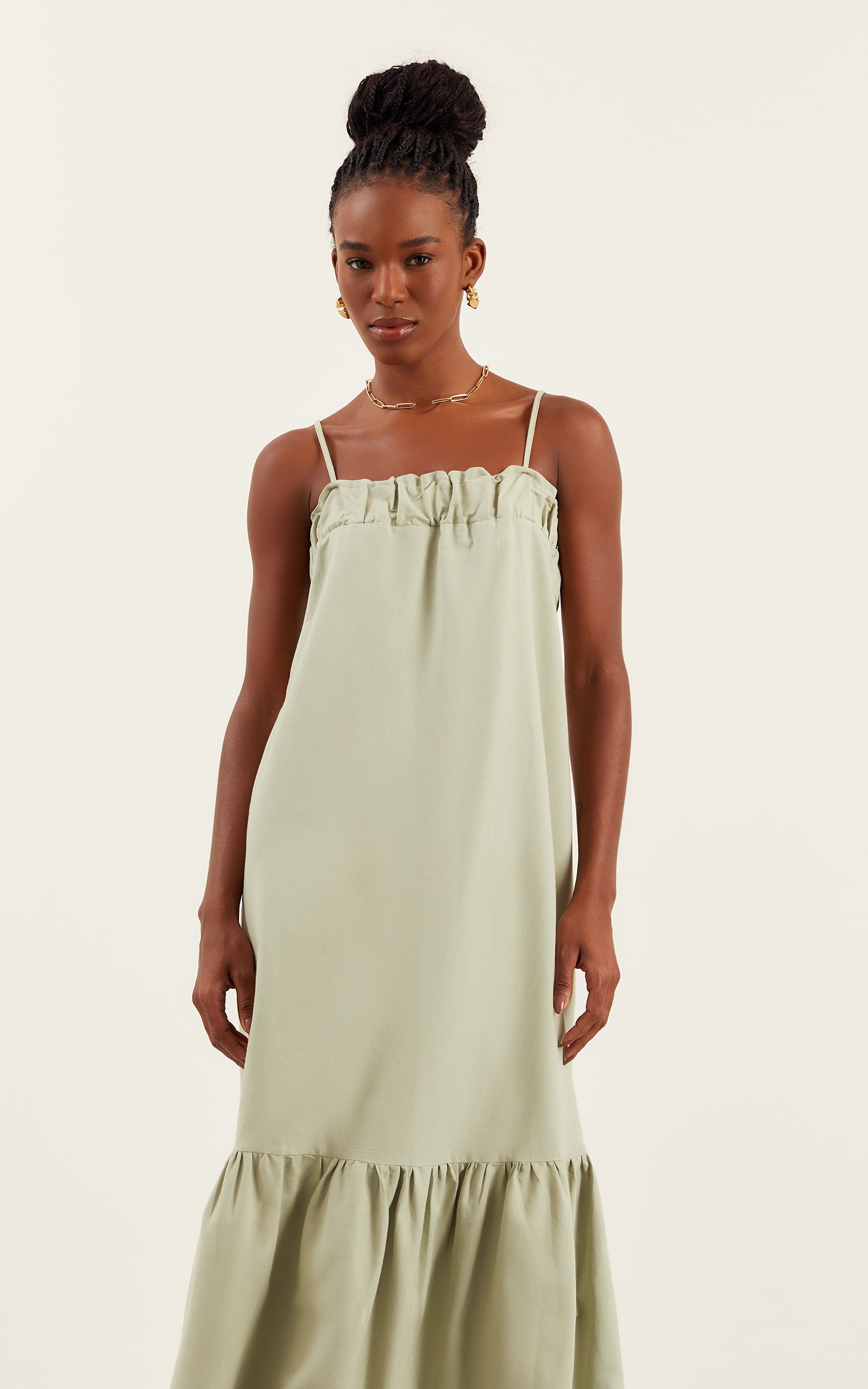 Vestido Midi Fresh Avocado
