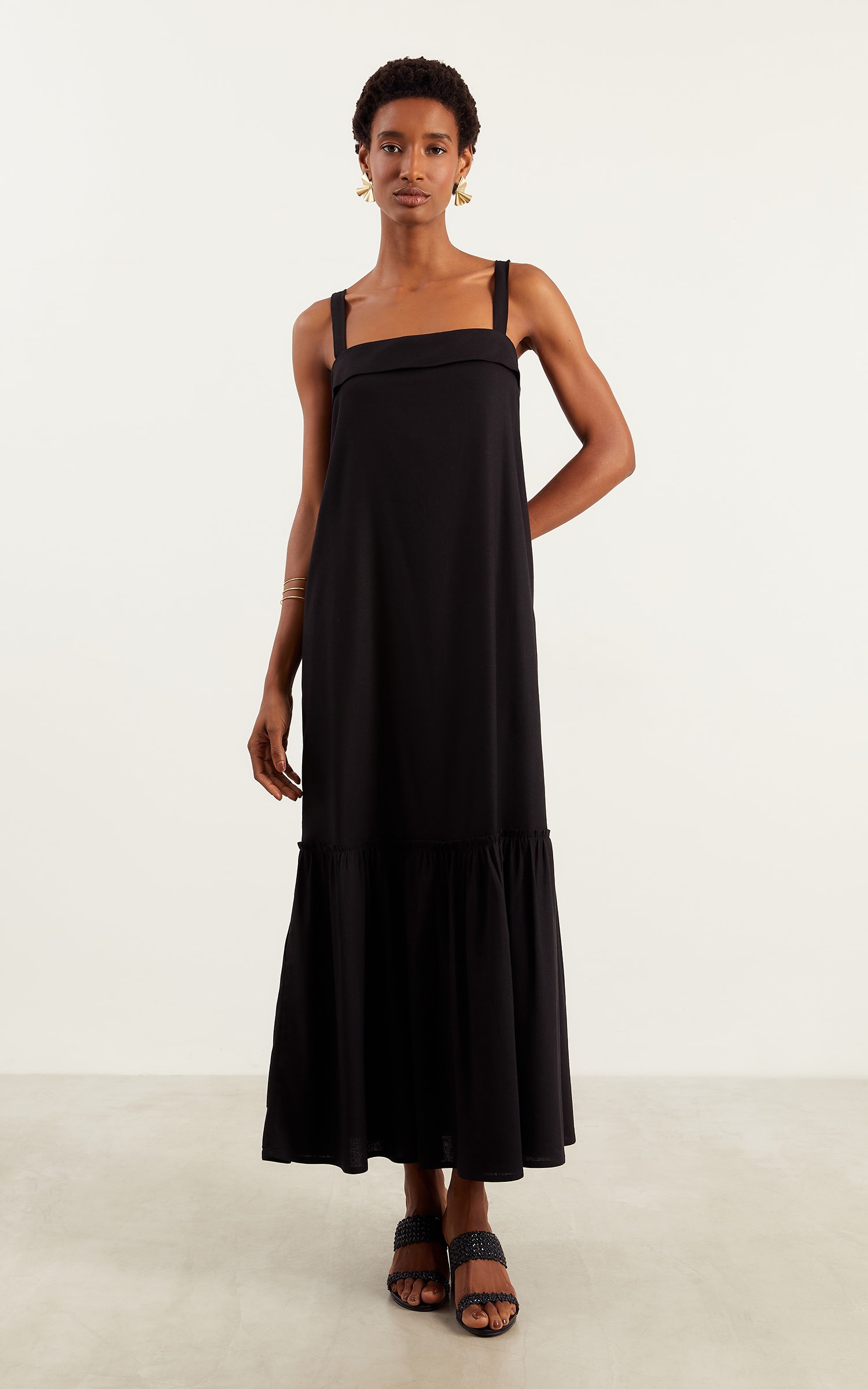 Vestido Midi Inspirar Preto