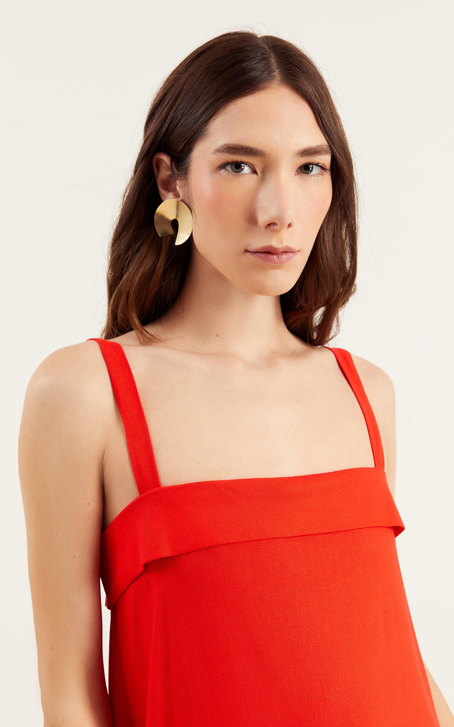 Vestido Midi Inspirar Vermelho