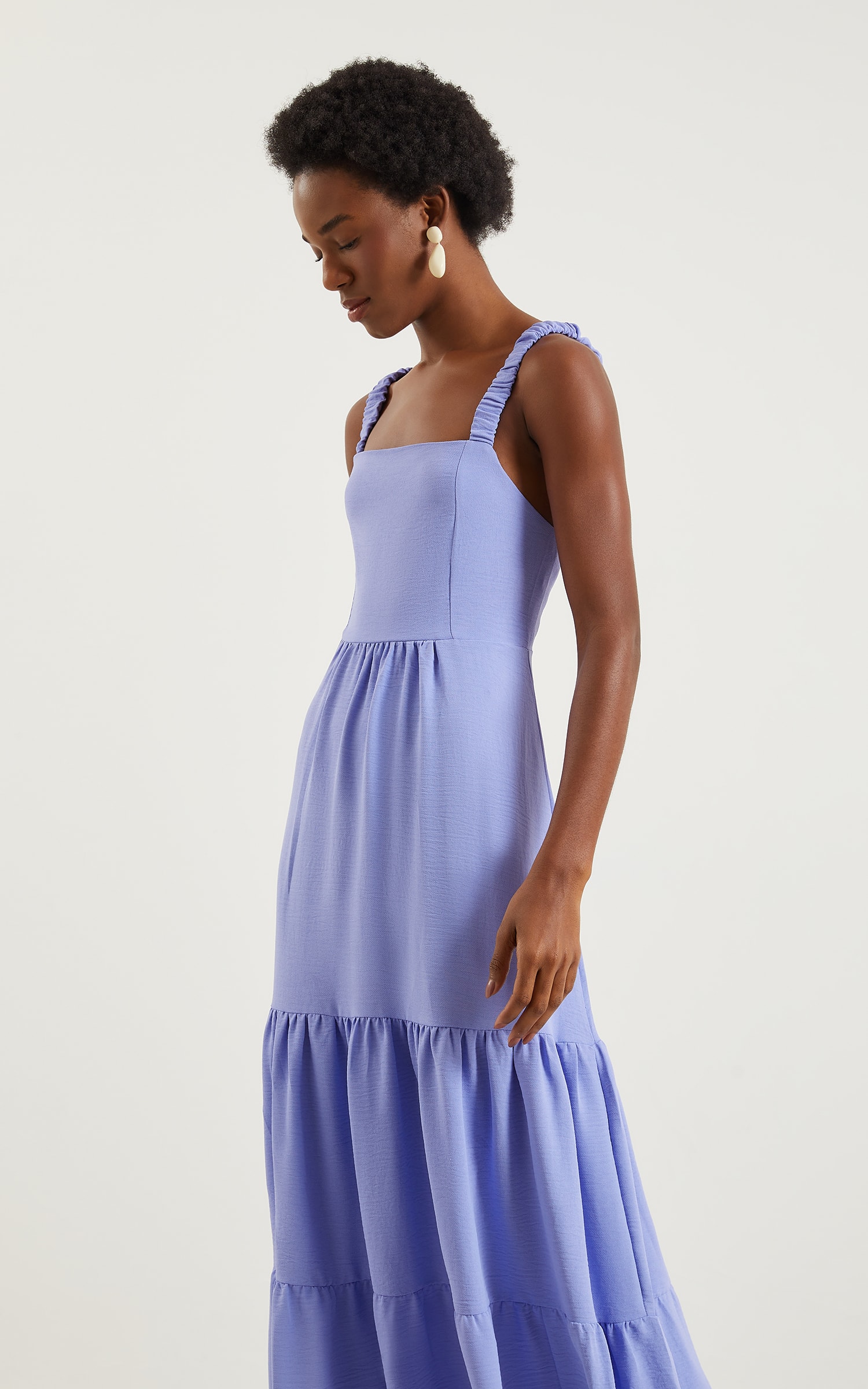 Vestido Midi Laguna Lavanda