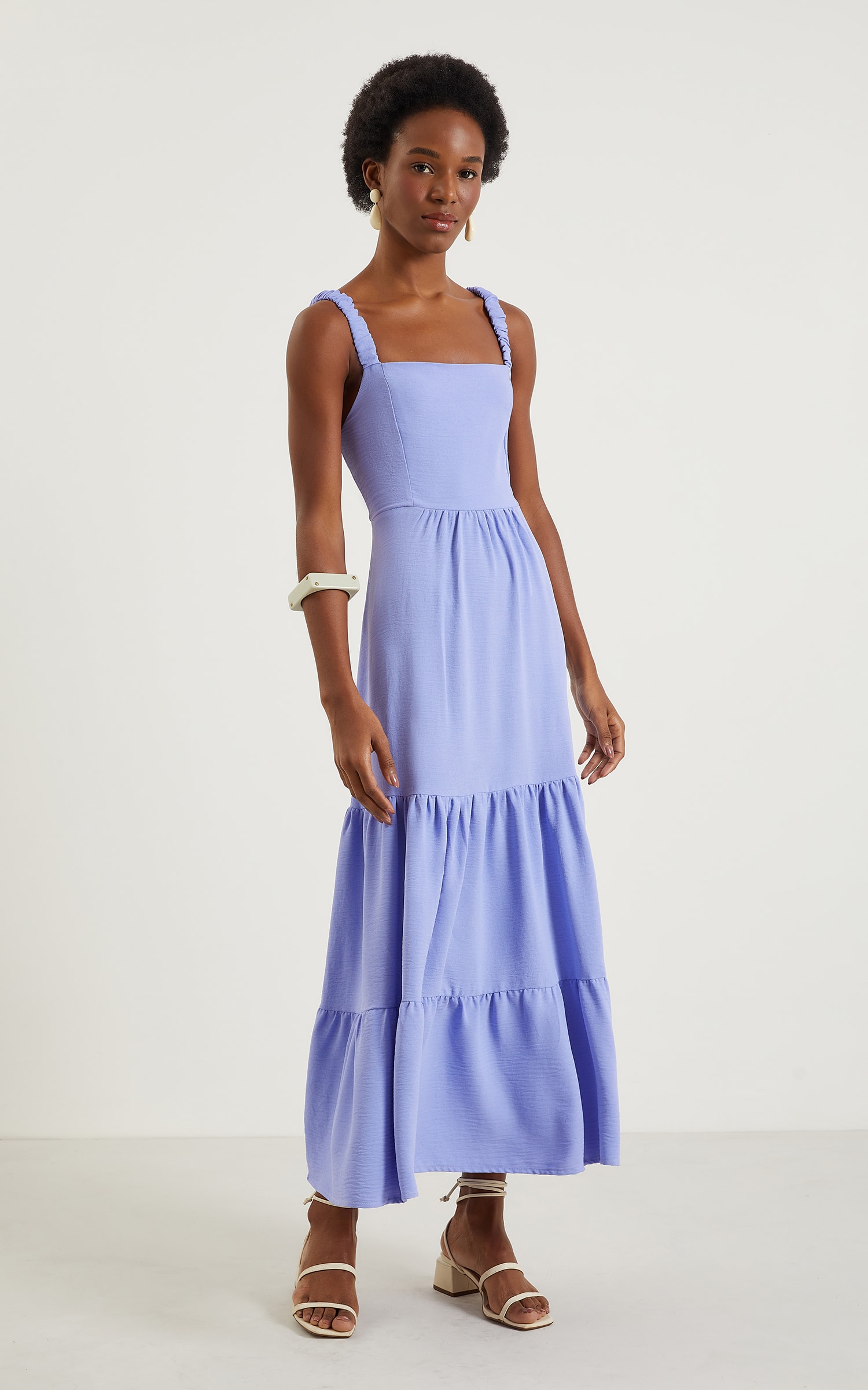 Vestido Midi Laguna Lavanda