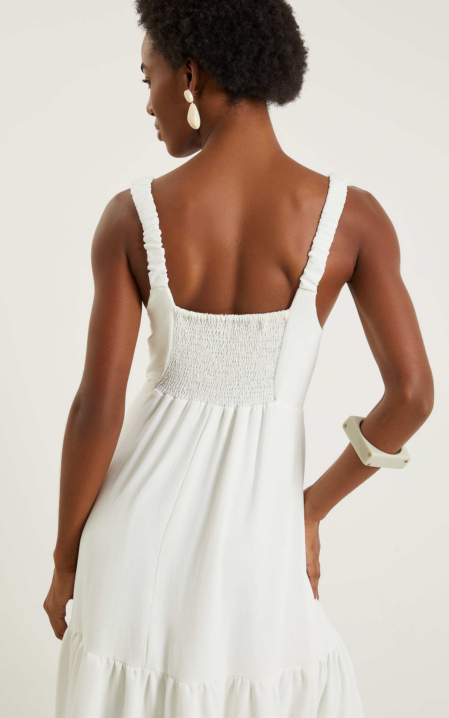 Vestido Midi Laguna Off White