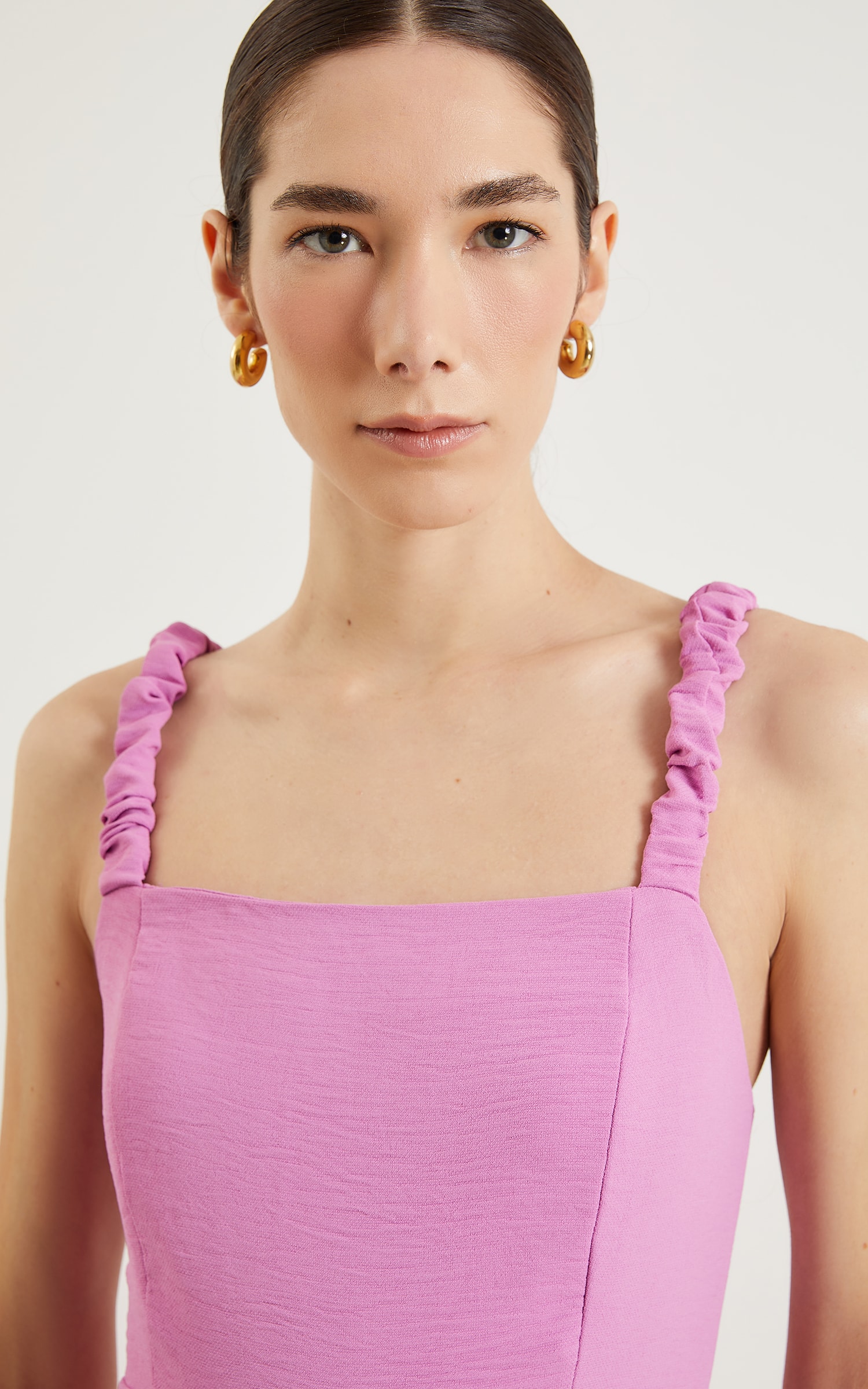Vestido Midi Laguna Rosa
