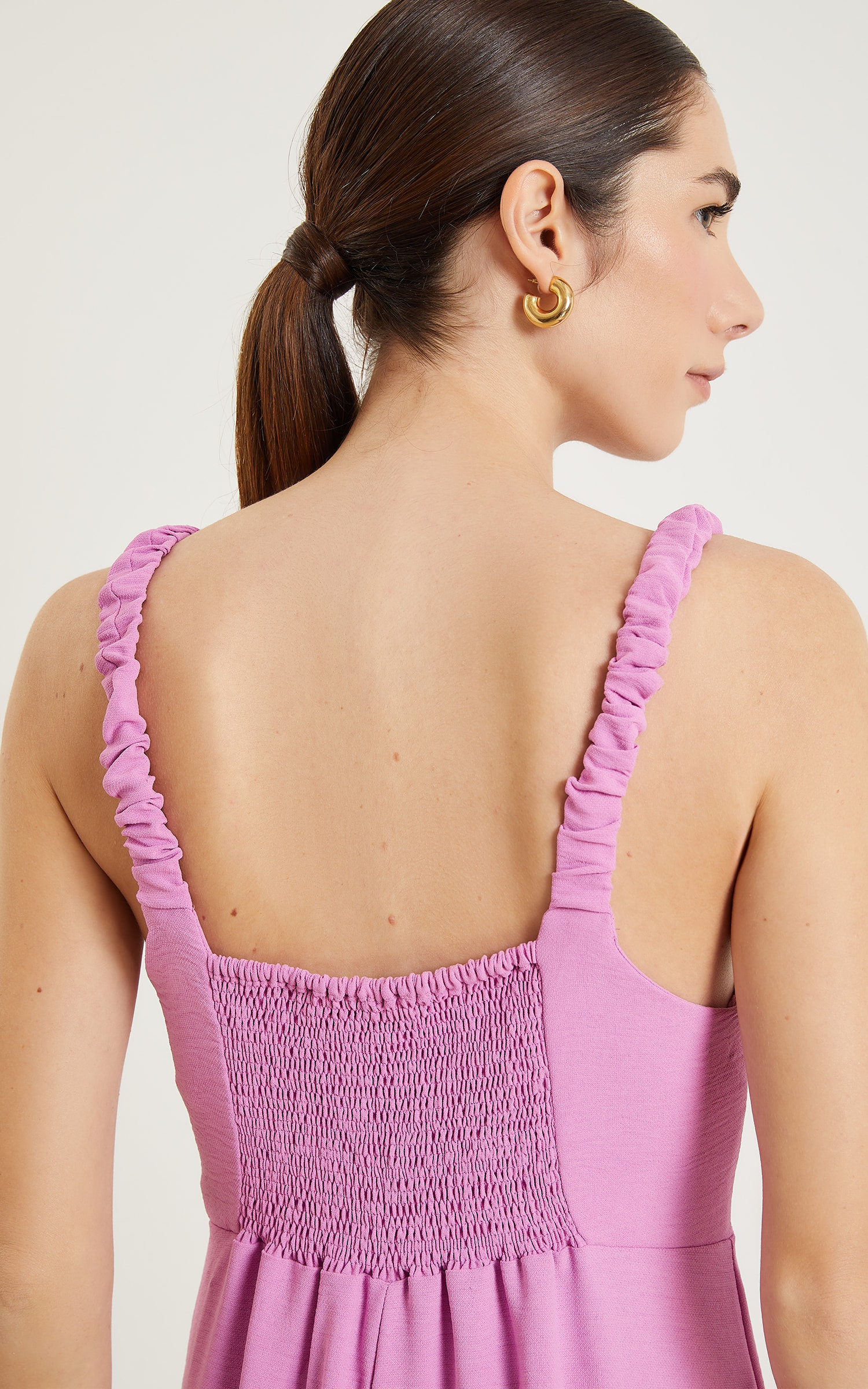 Vestido Midi Laguna Rosa