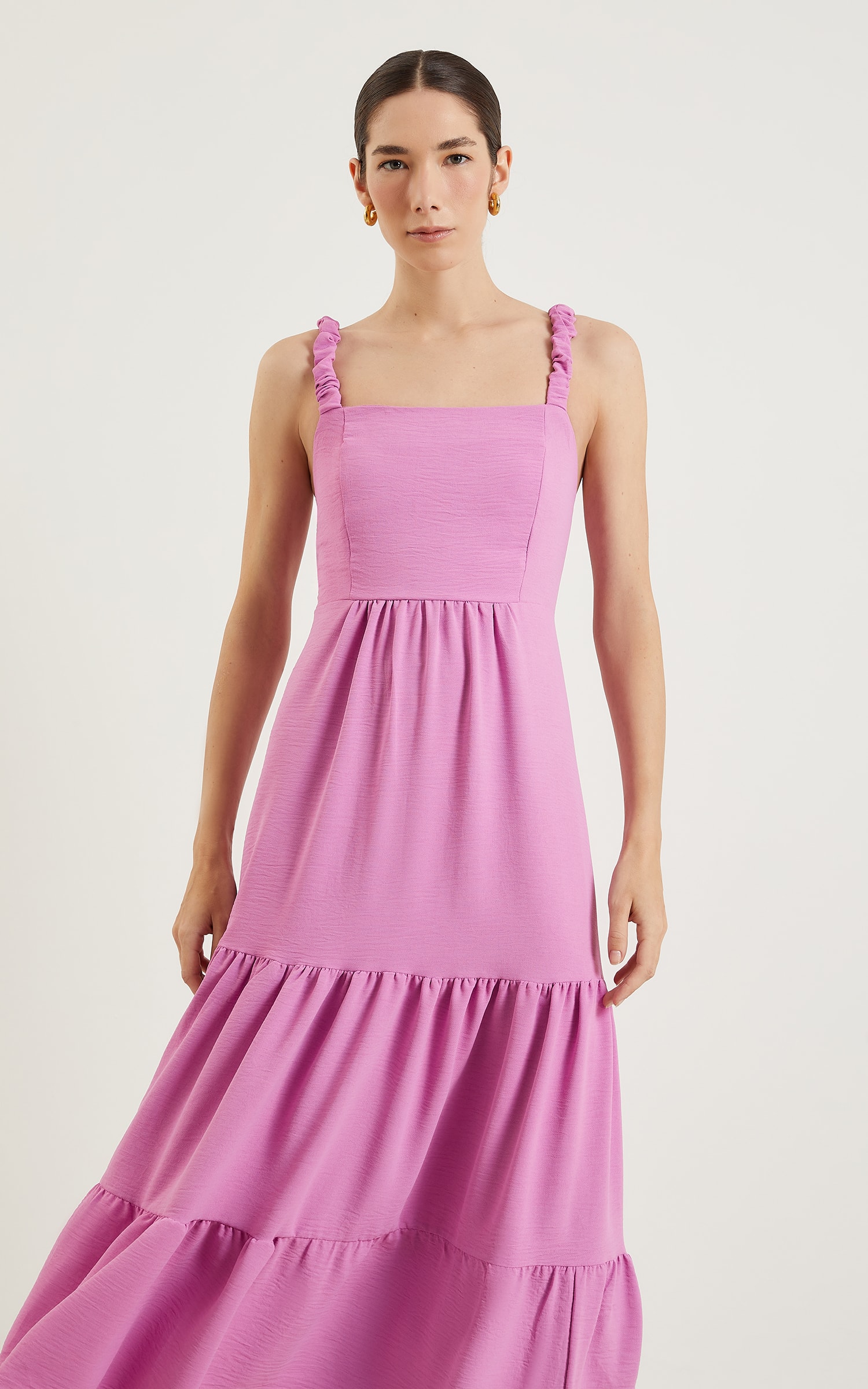 Vestido Midi Laguna Rosa