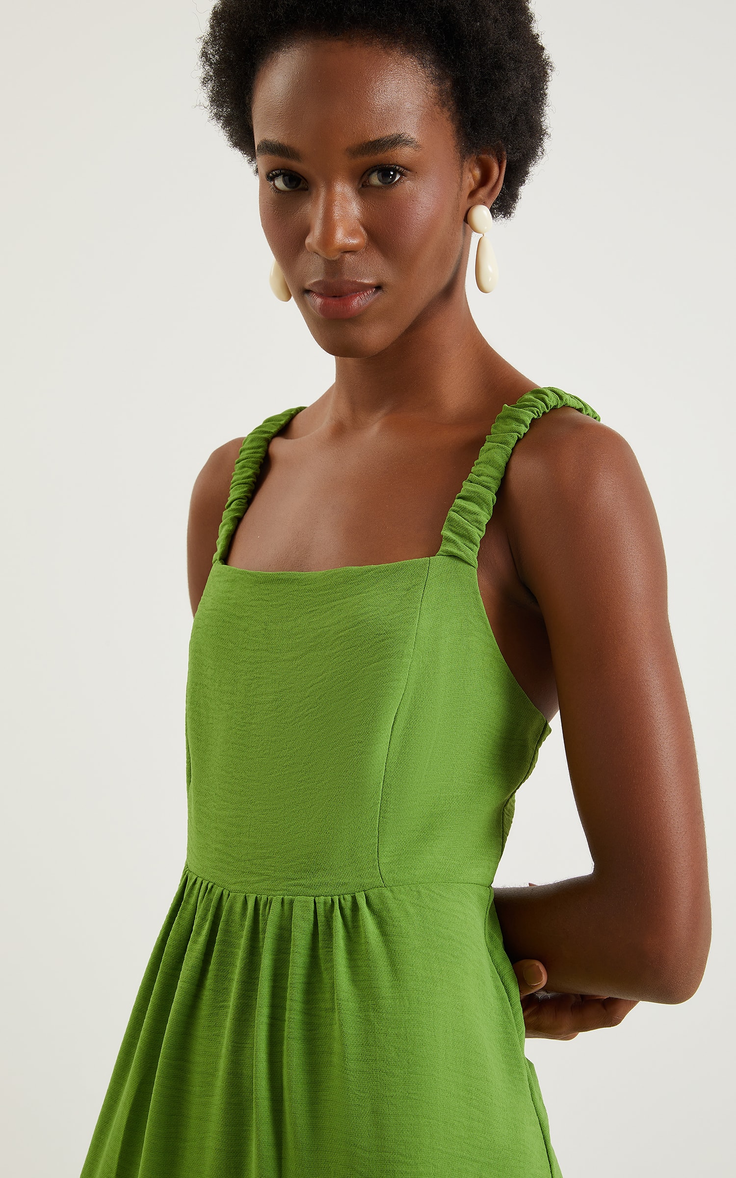 Vestido Midi Laguna Verde