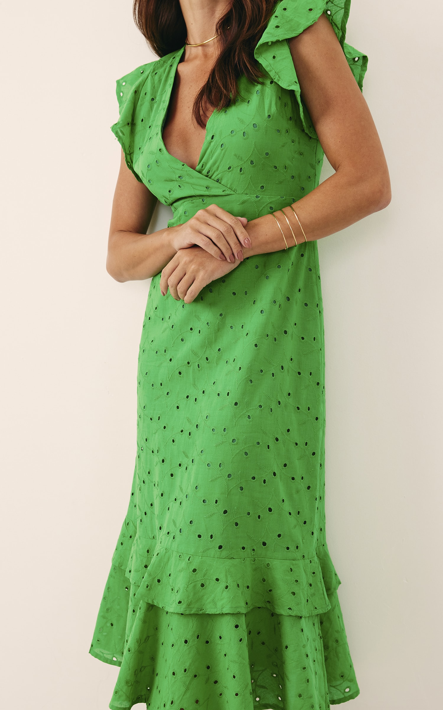 Vestido Midi Laise Verde