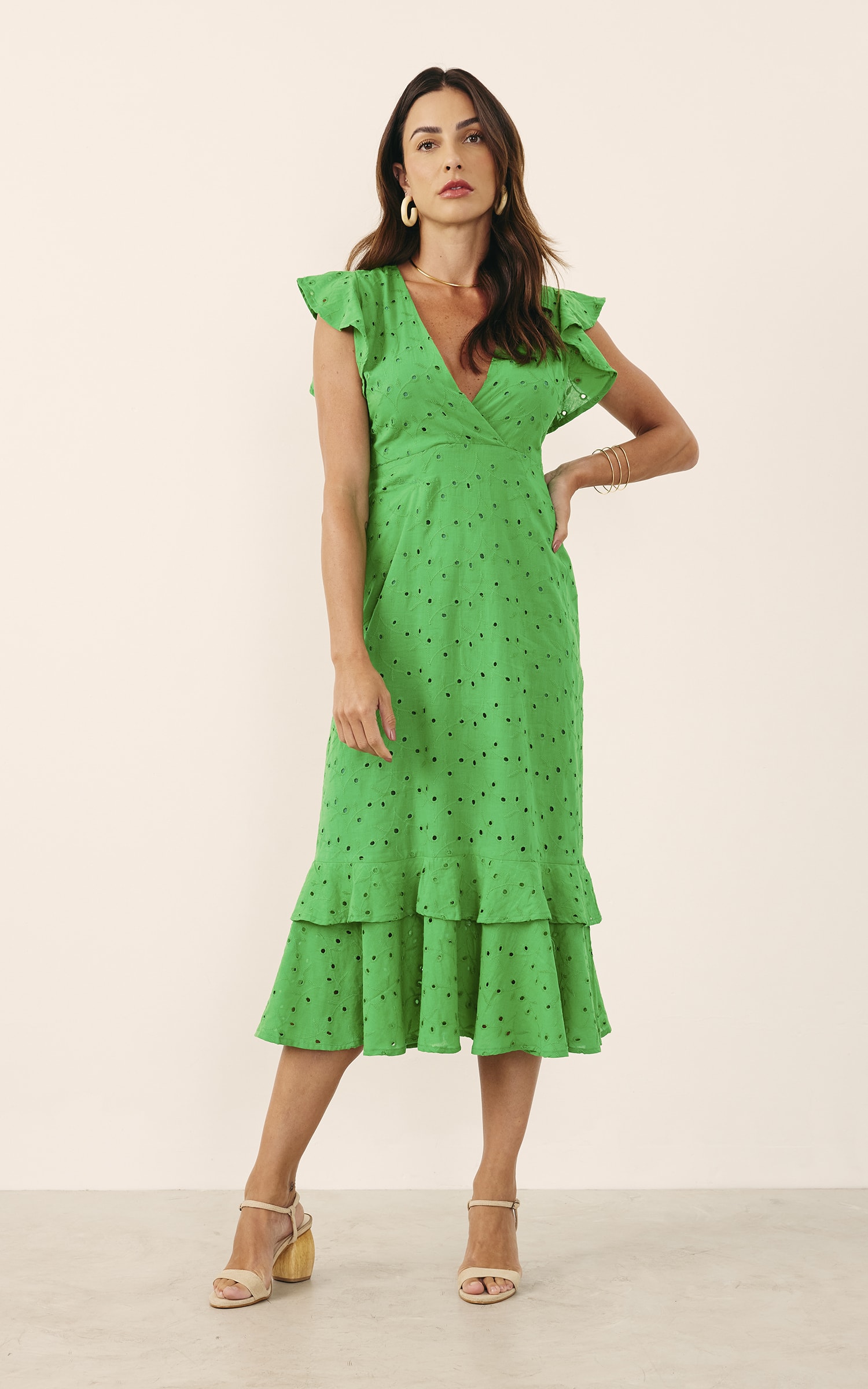 Vestido Midi Laise Verde