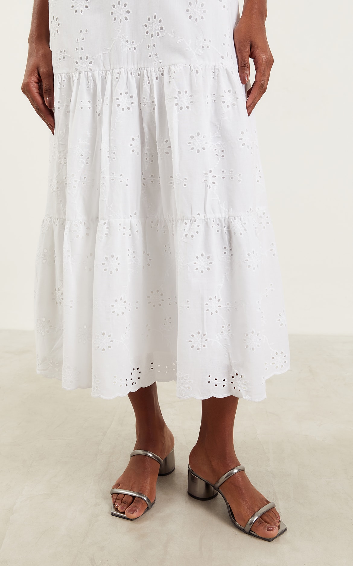 Vestido Midi Maui Off White