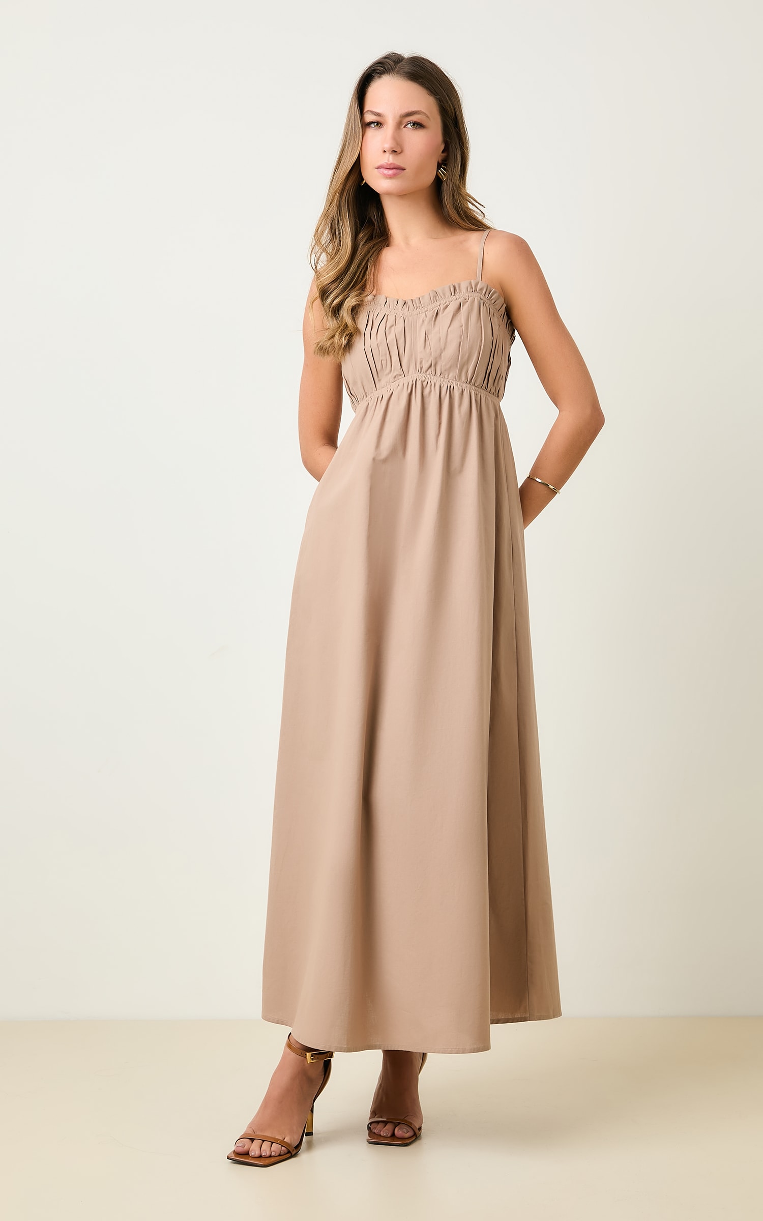 Vestido Midi Mayer Fendi