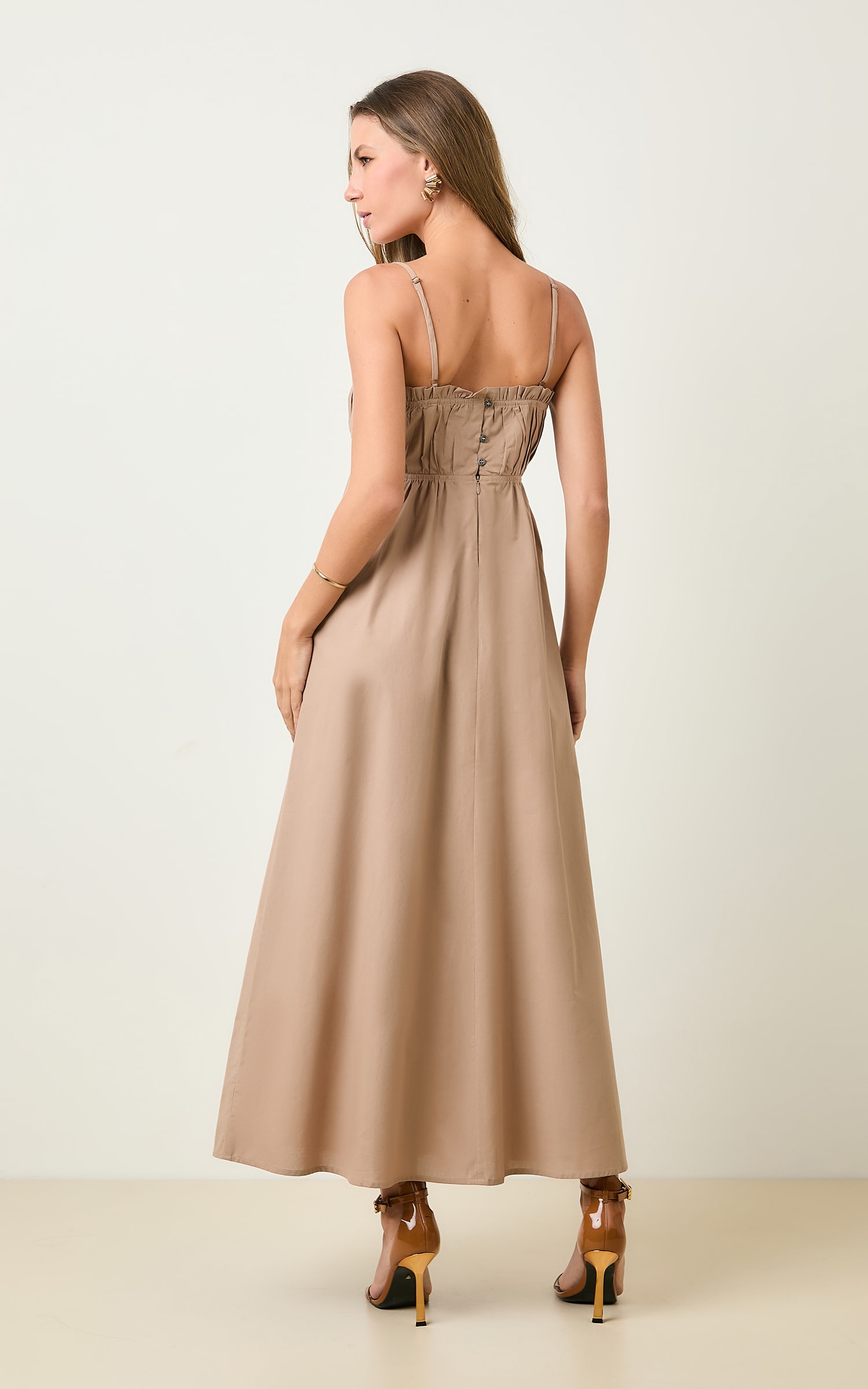 Vestido Midi Mayer Fendi