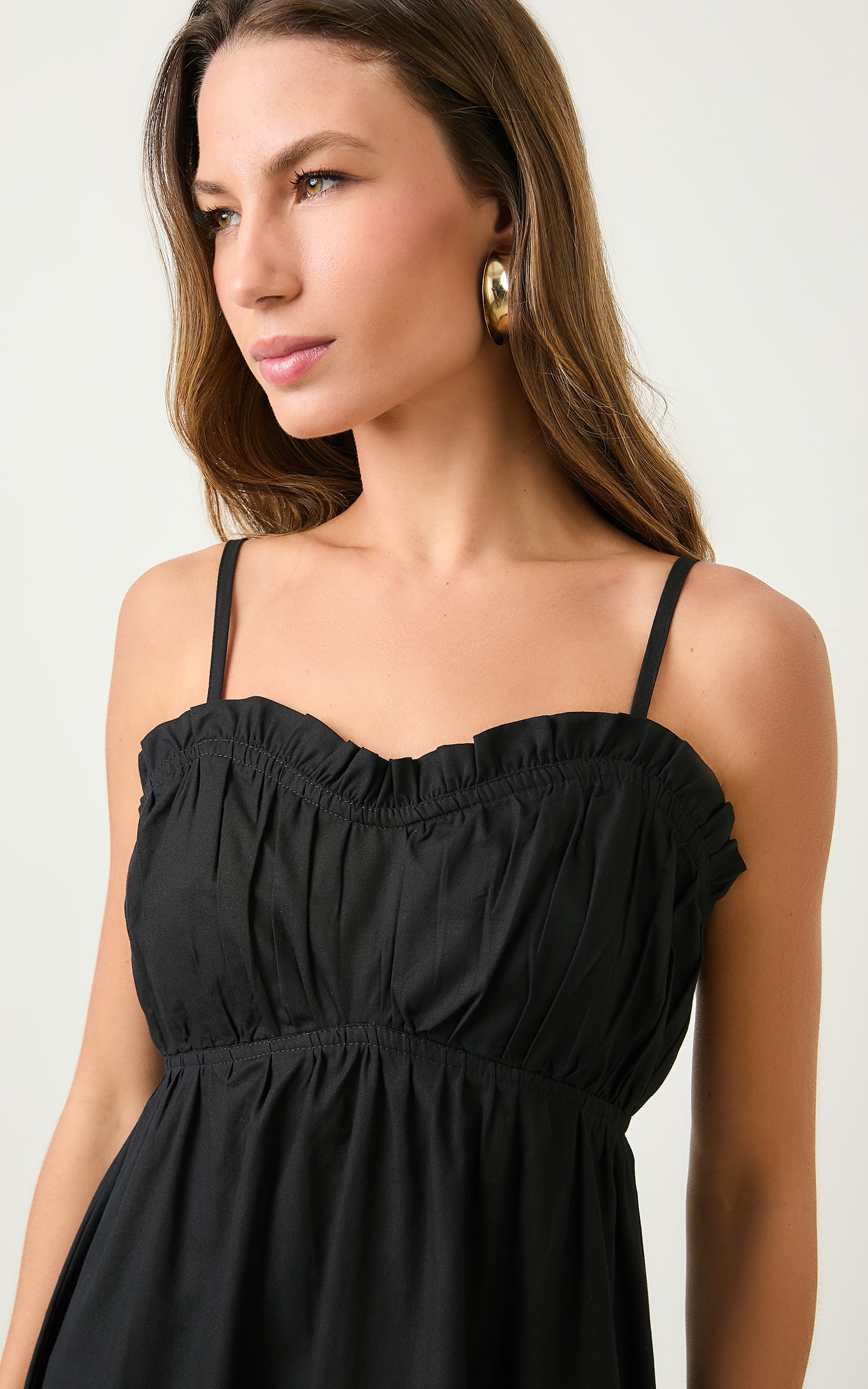 Vestido Midi Mayer Preto