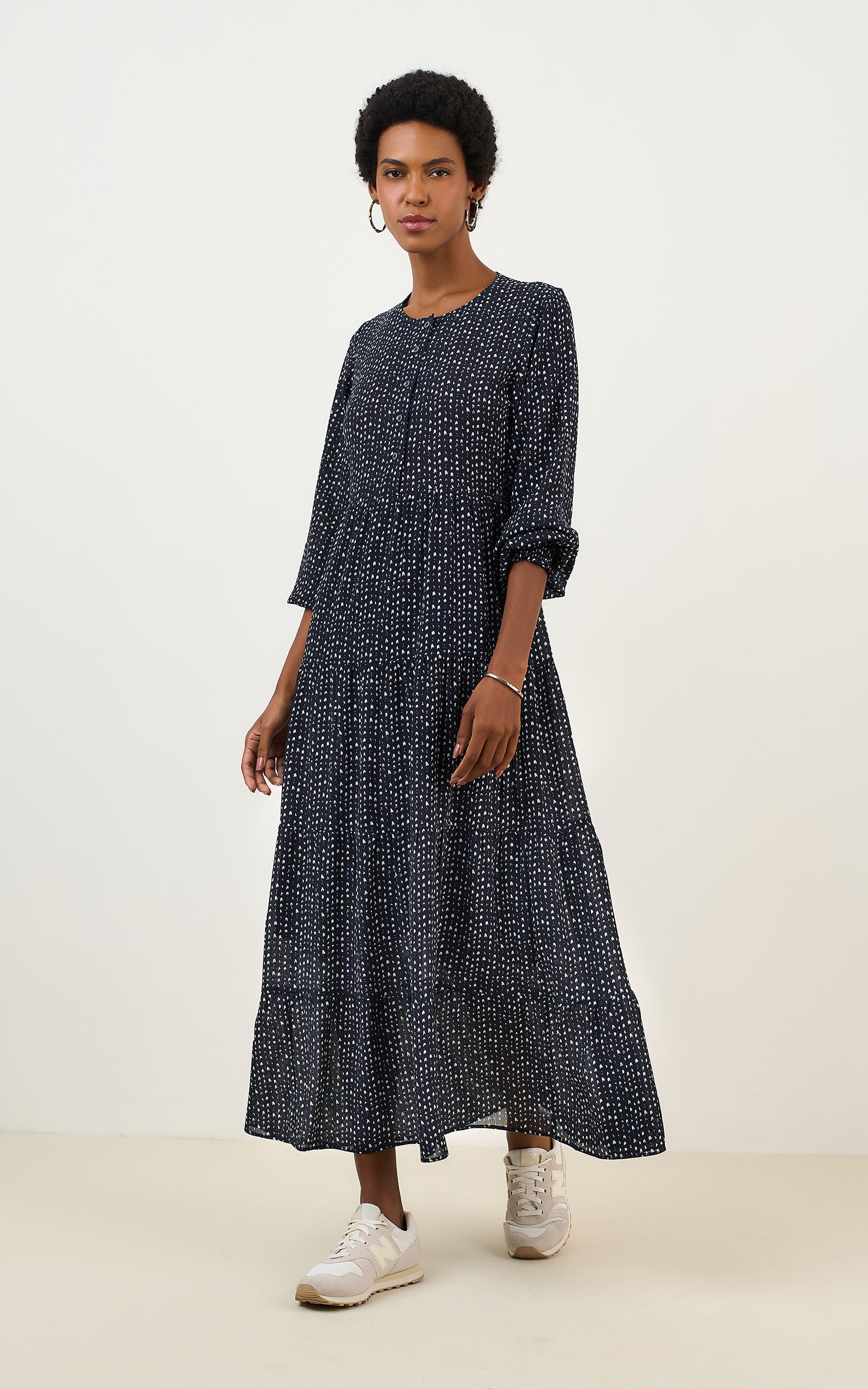 Vestido Midi New Glow Marinho