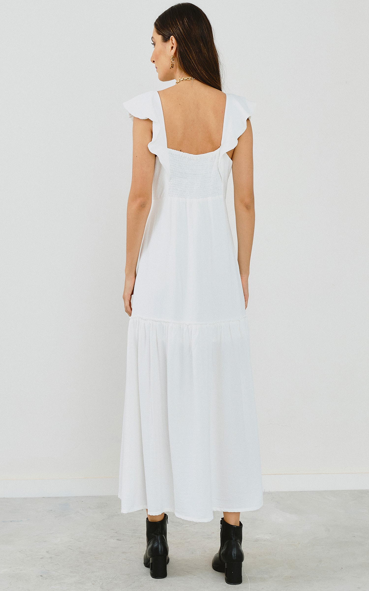 Vestido Midi Nordeste Off White