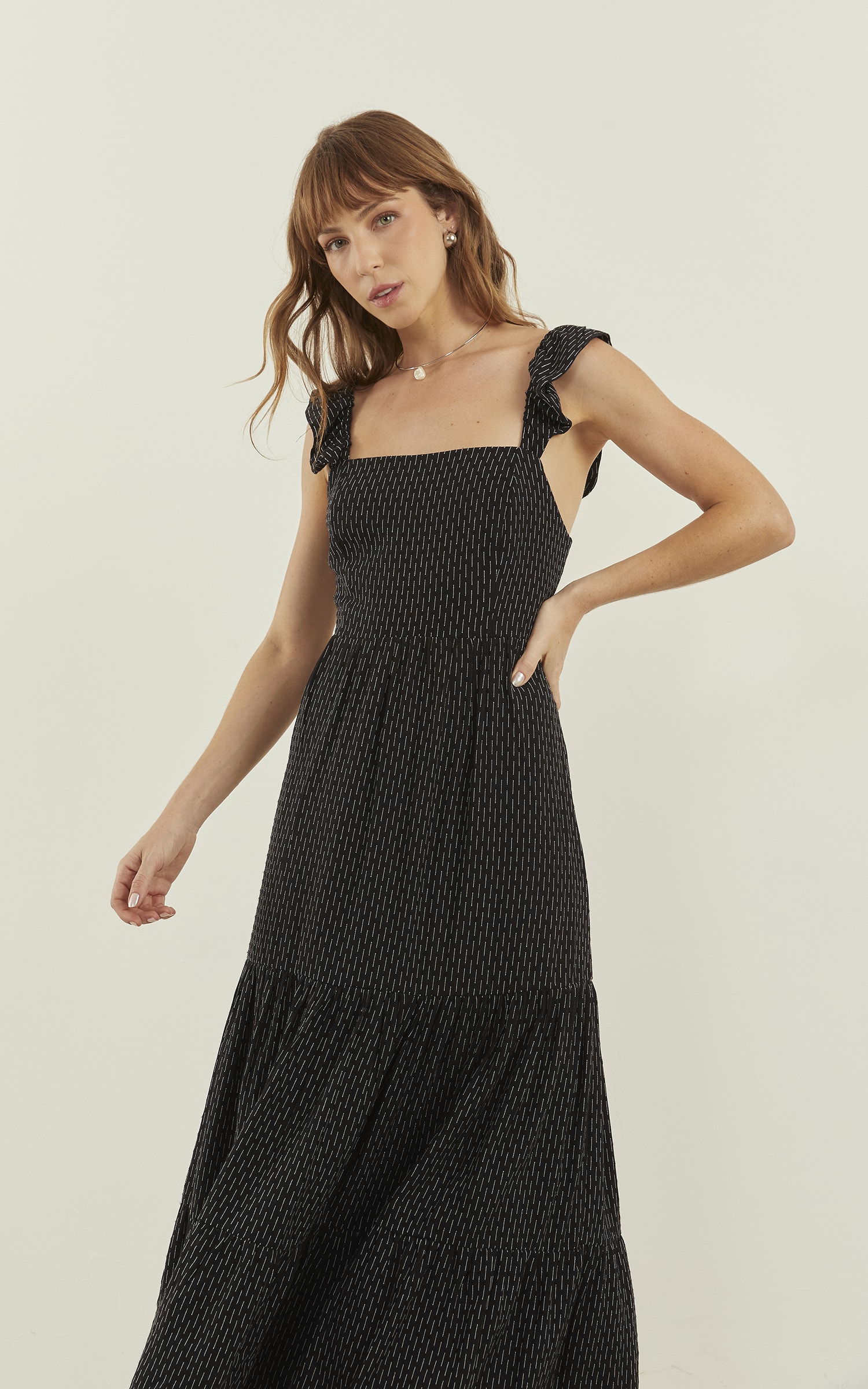 Vestido Midi Onix Preto