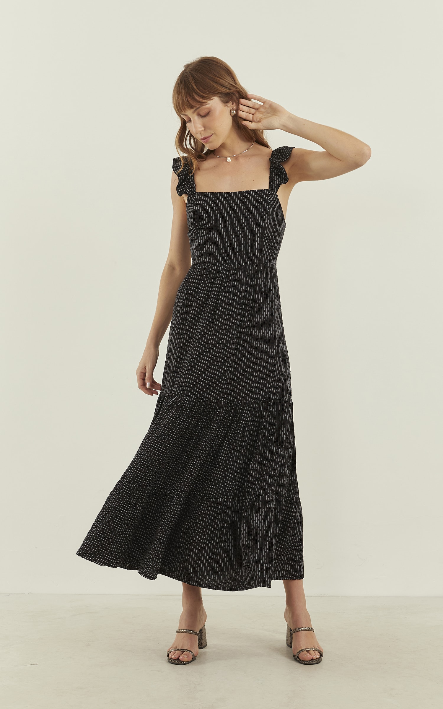 Vestido Midi Onix Preto