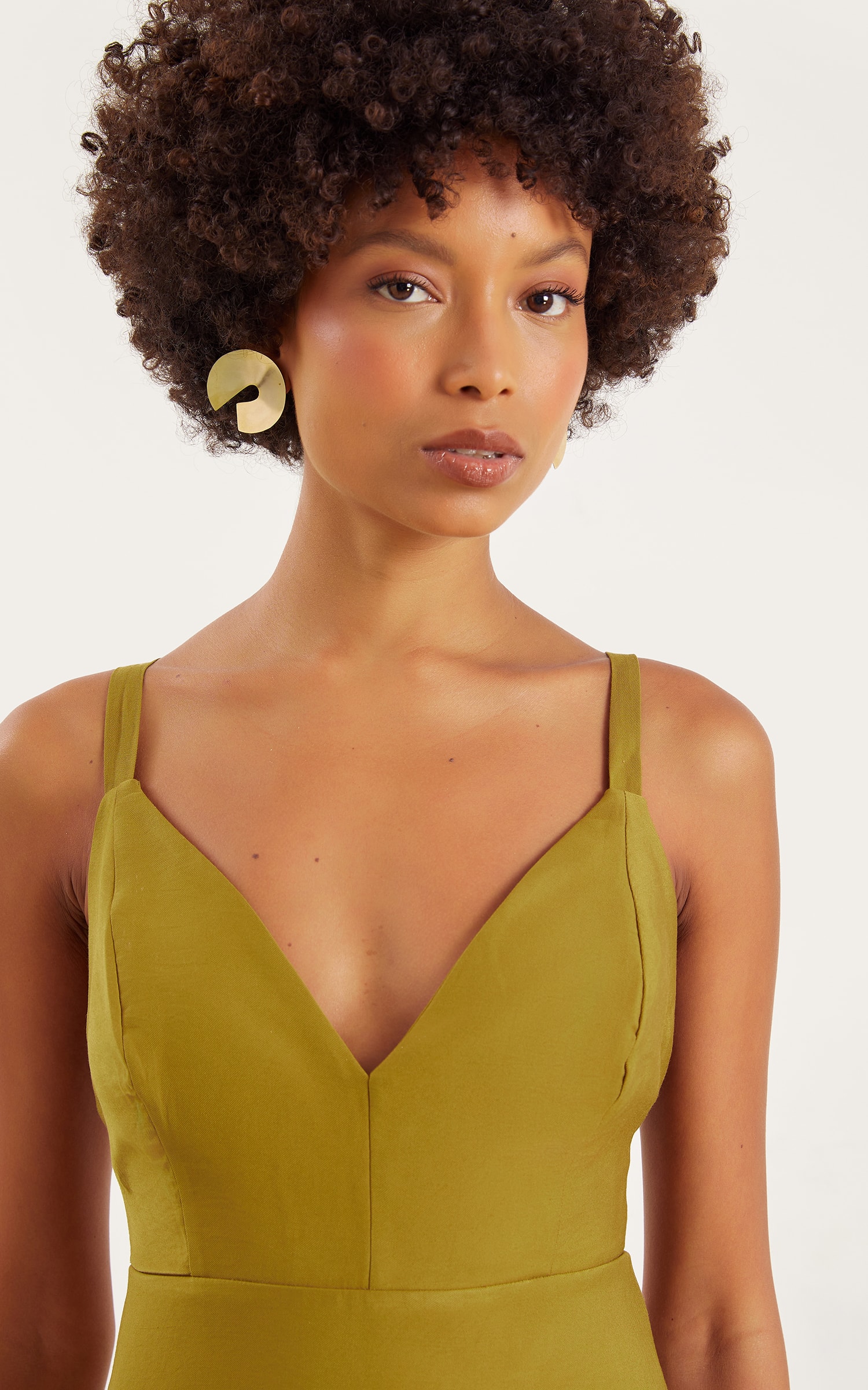 Vestido Midi Resort Pistache