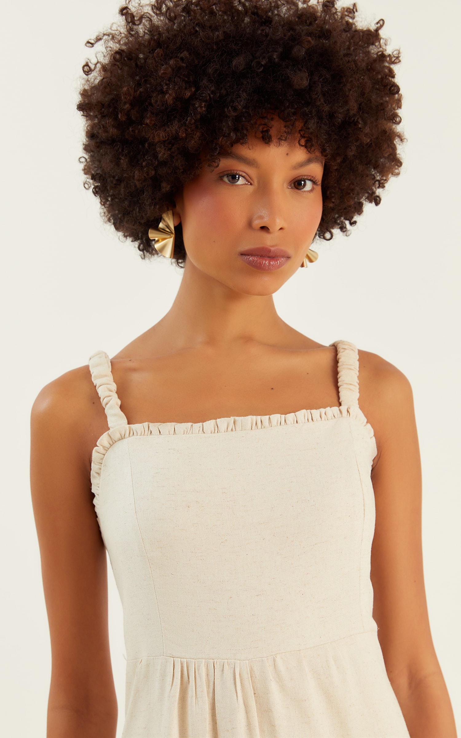 Vestido Midi Santorini Natural