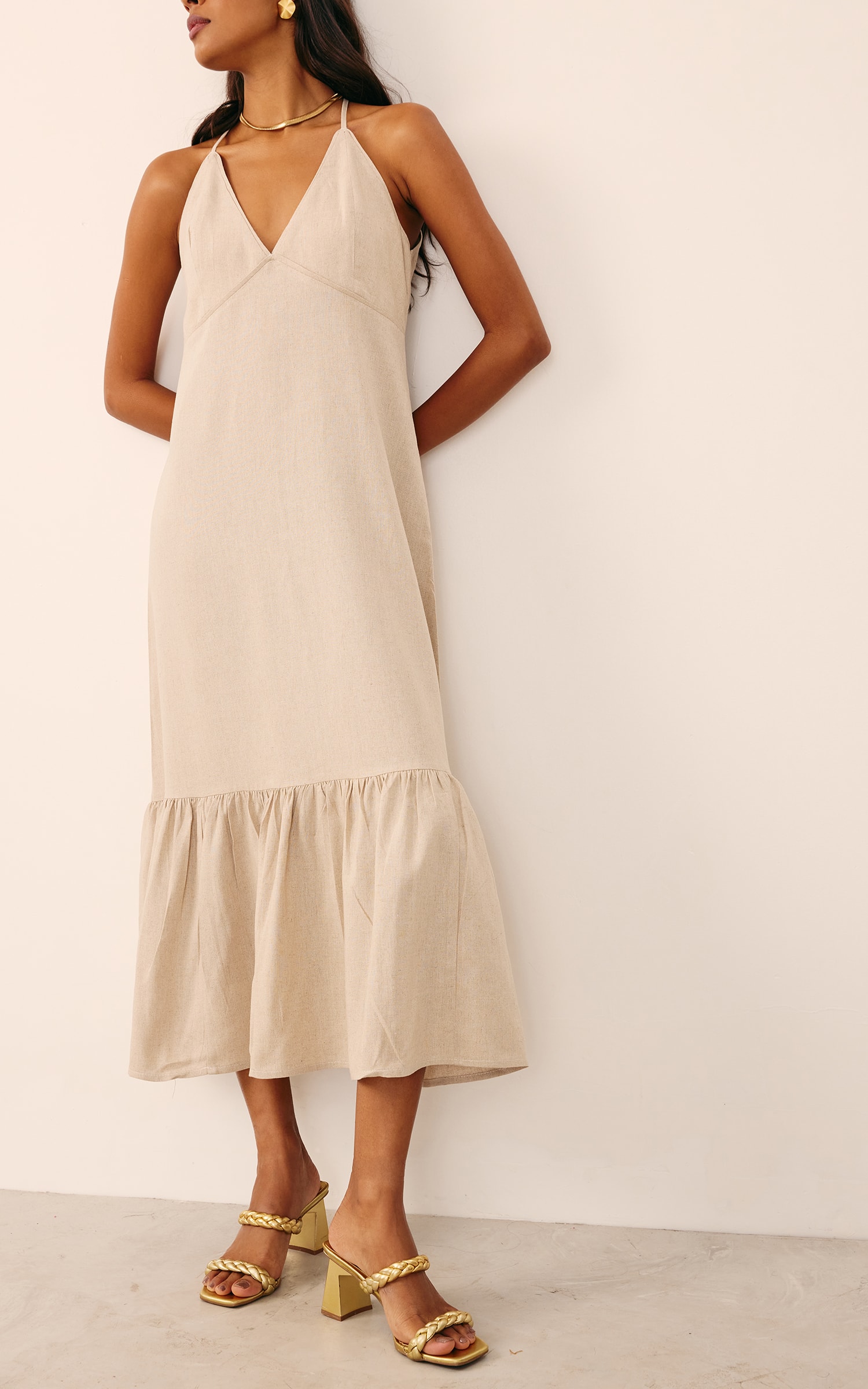 Vestido Midi Sol Cru