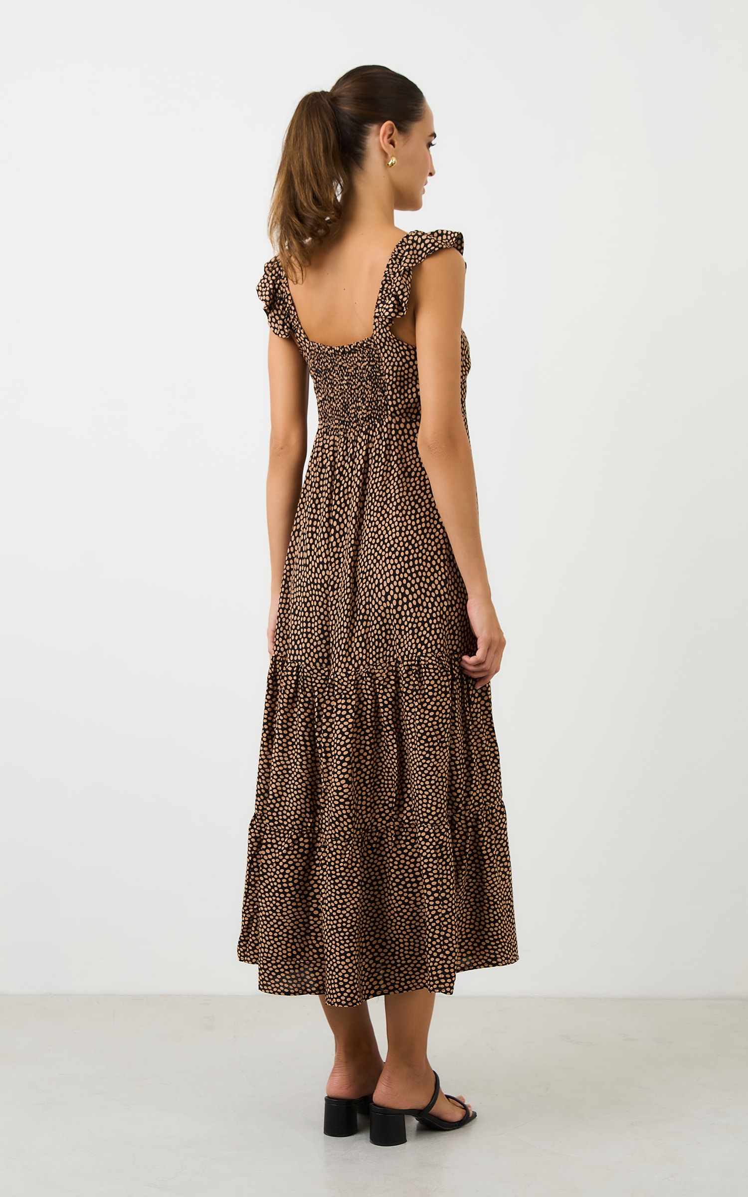 Vestido Midi Toffee Preto