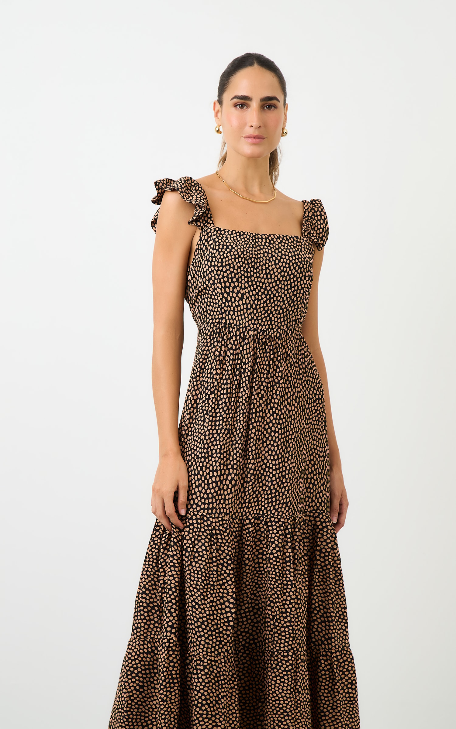 Vestido Midi Toffee Preto