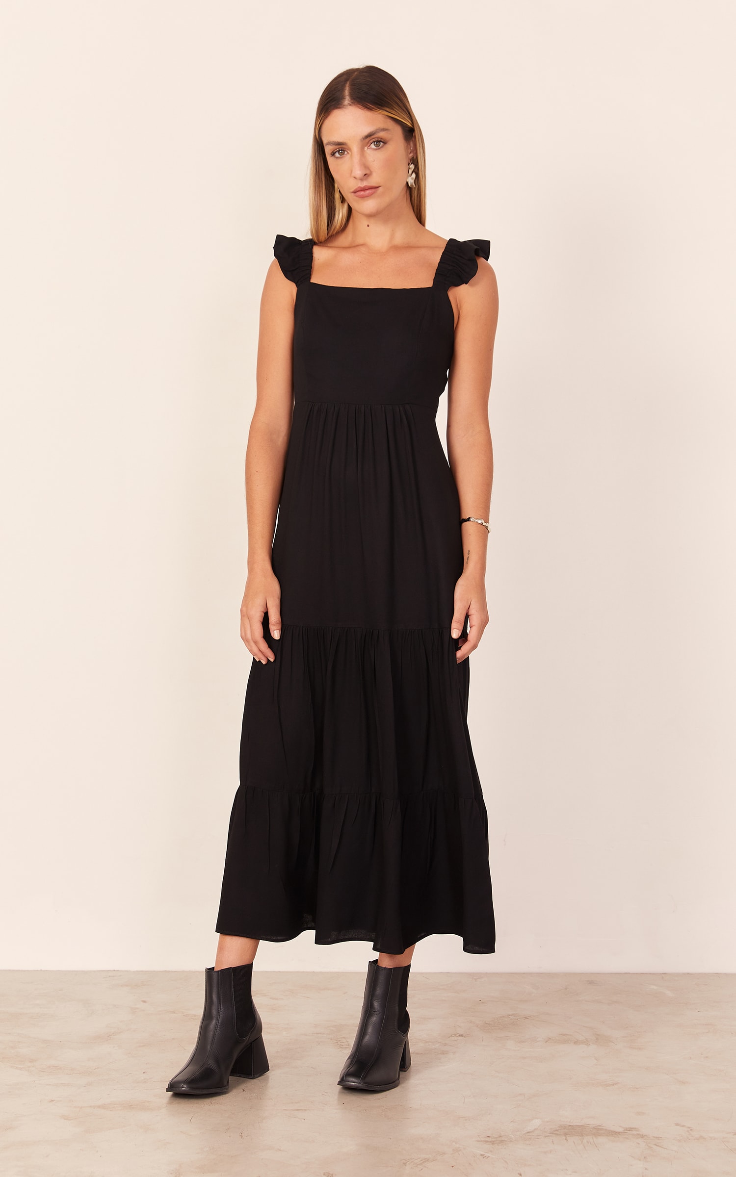 Vestido Oasis Preto