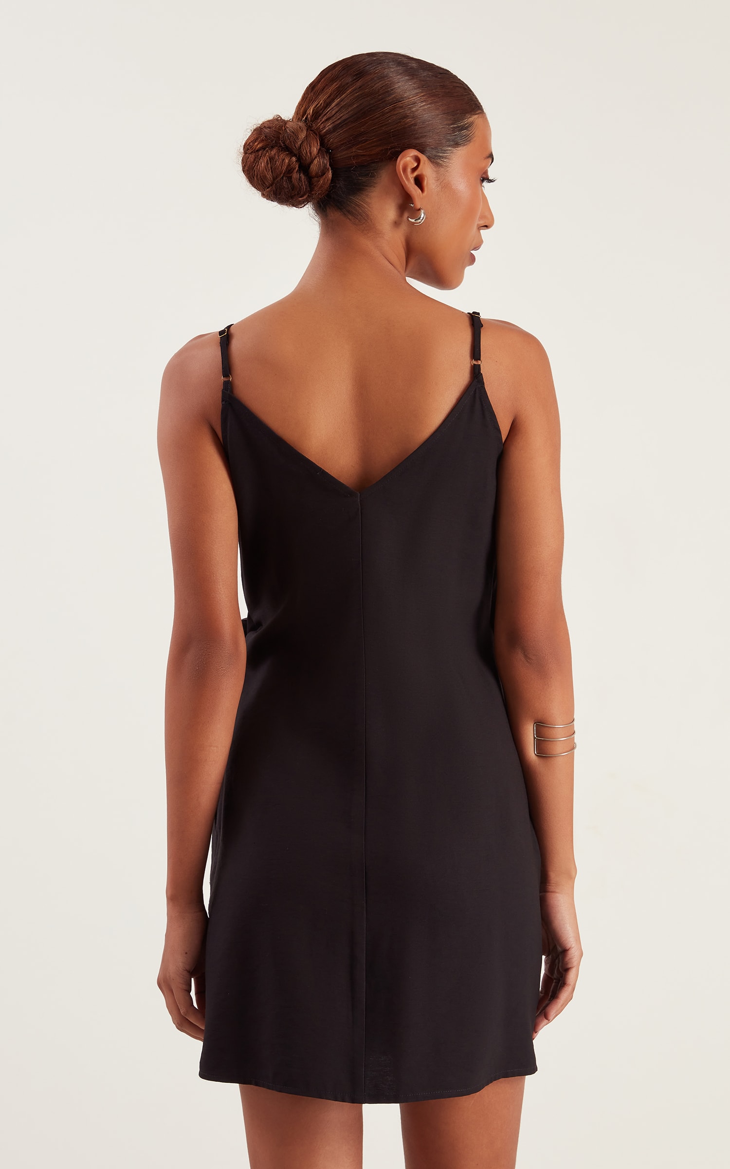 Vestido Petit Transpassado Preto