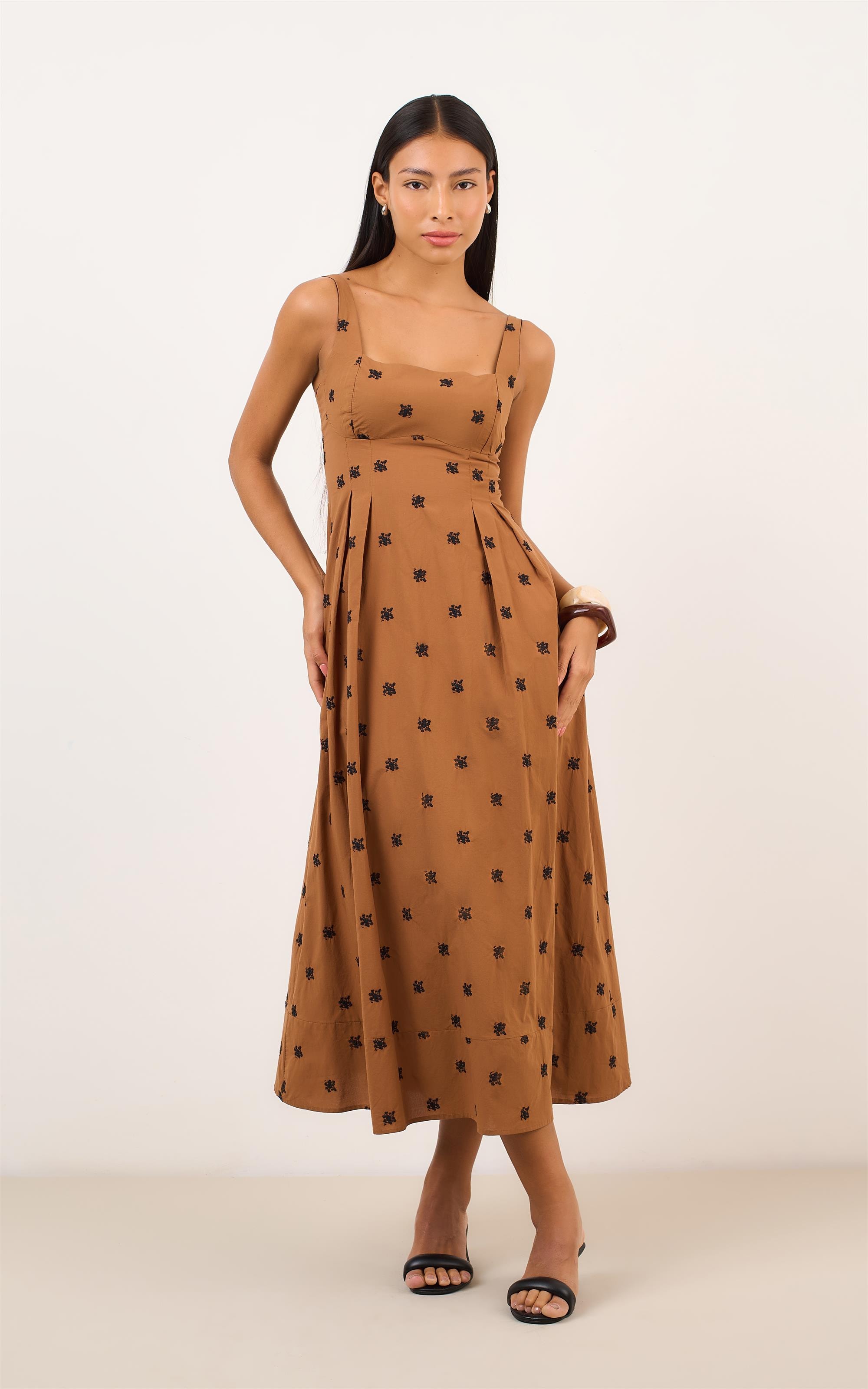 Vestido Pregas Florian Cacau