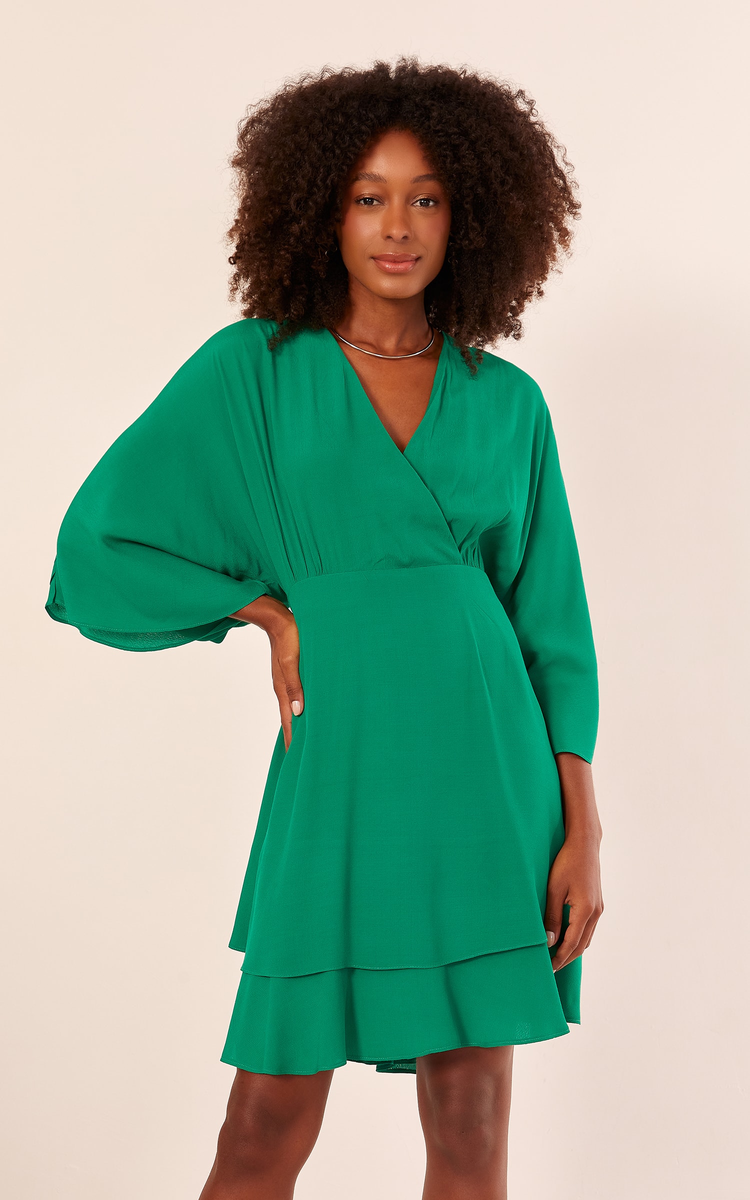 Vestido Relicário Verde Bandeira