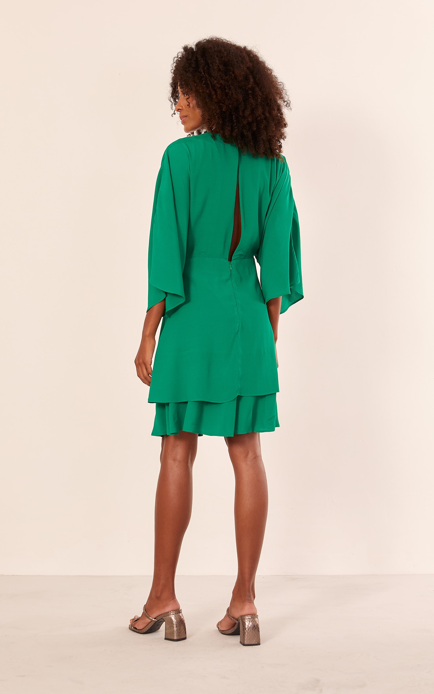 Vestido Relicário Verde Bandeira