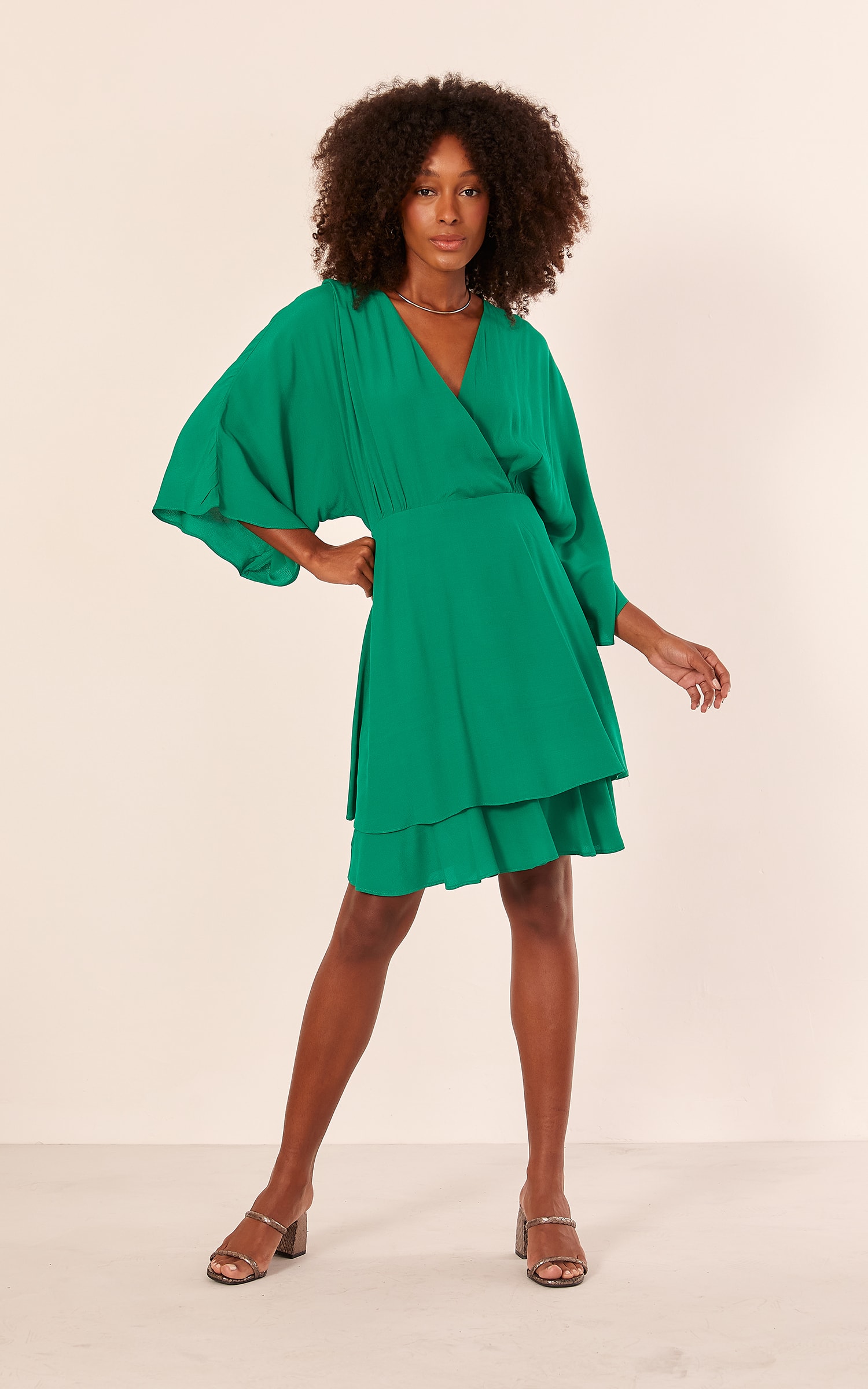 Vestido Relicário Verde Bandeira