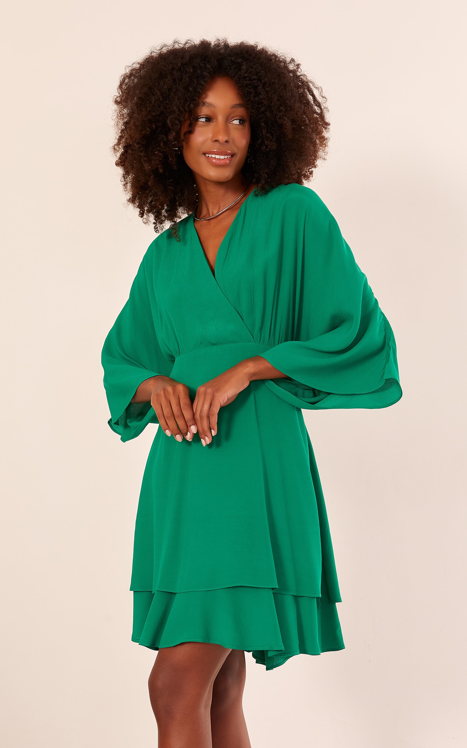 Vestido Relicário Verde Bandeira