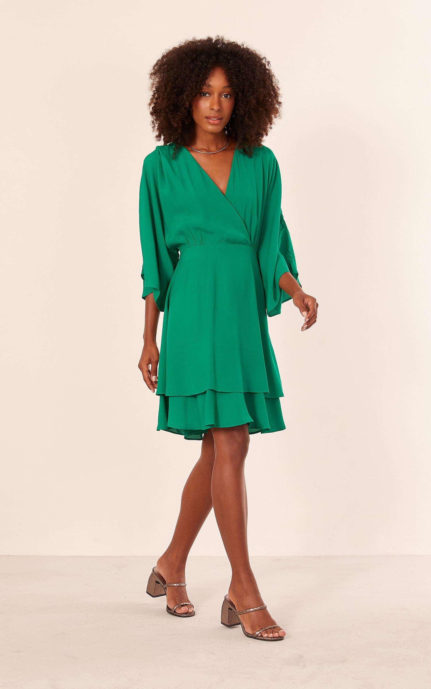 Vestido Relicário Verde Bandeira