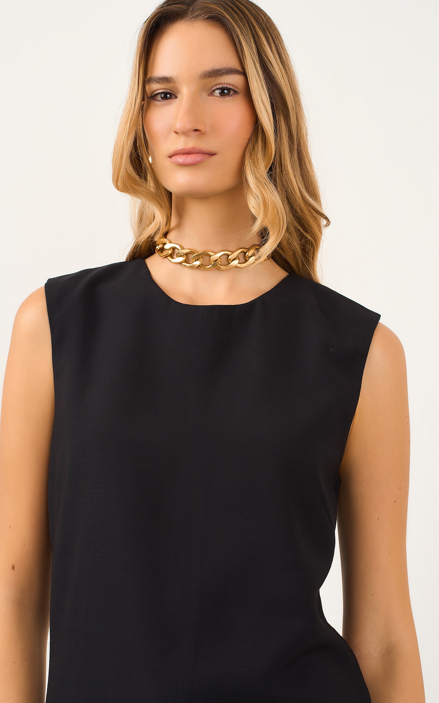 Vestido Retinho Sereno Preto