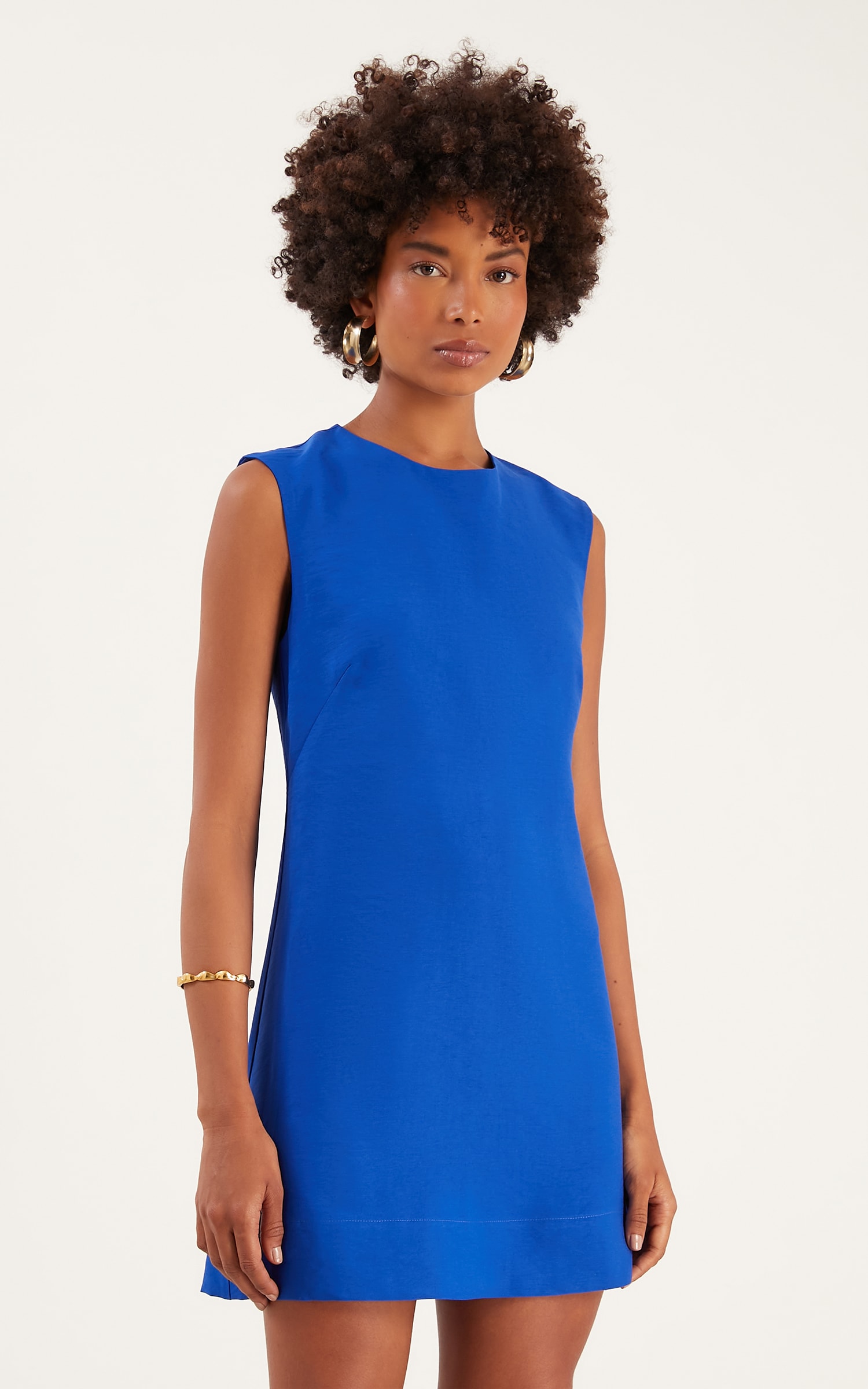 Vestido Retinho Summer Azul Royal