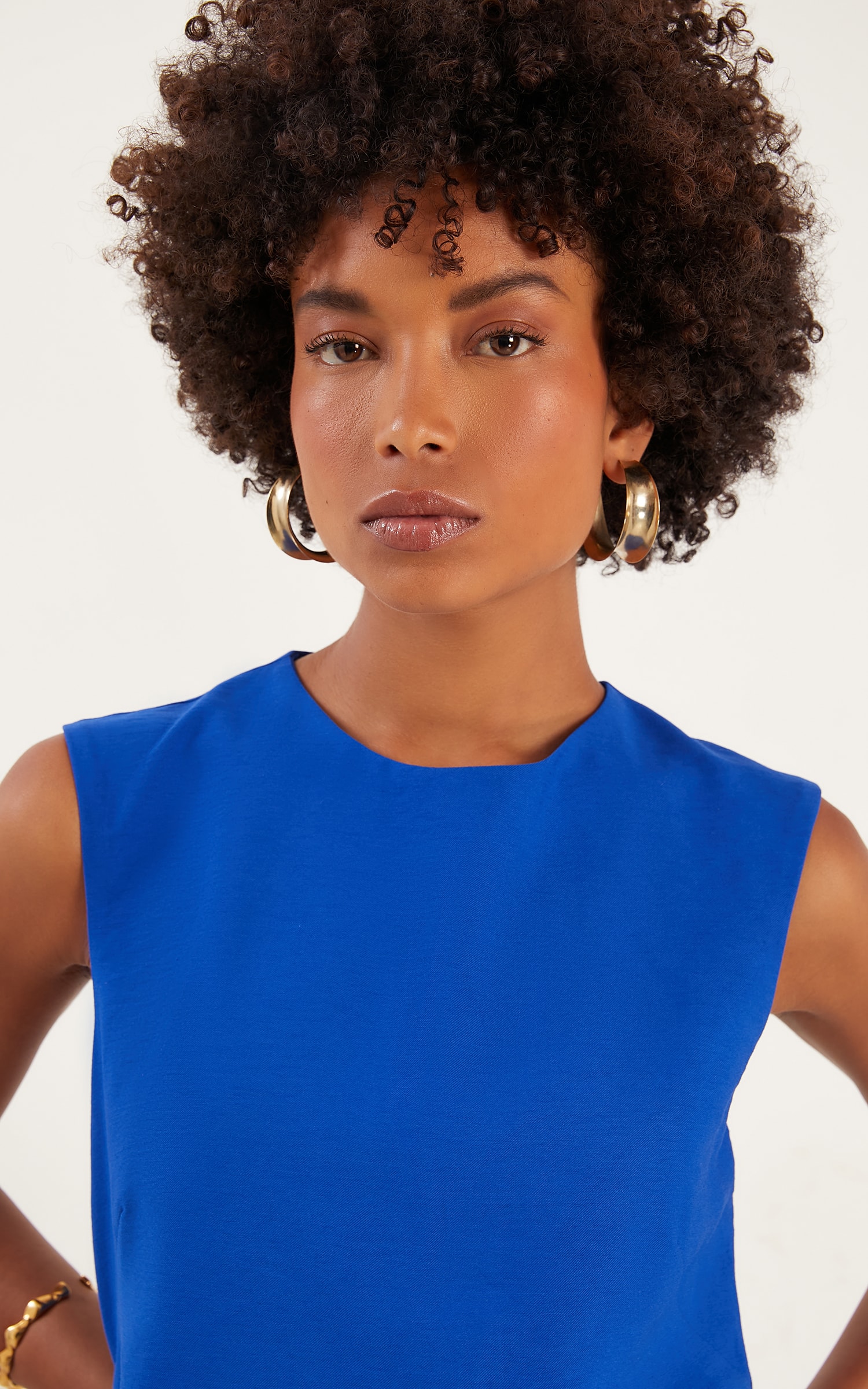 Vestido Retinho Summer Azul Royal