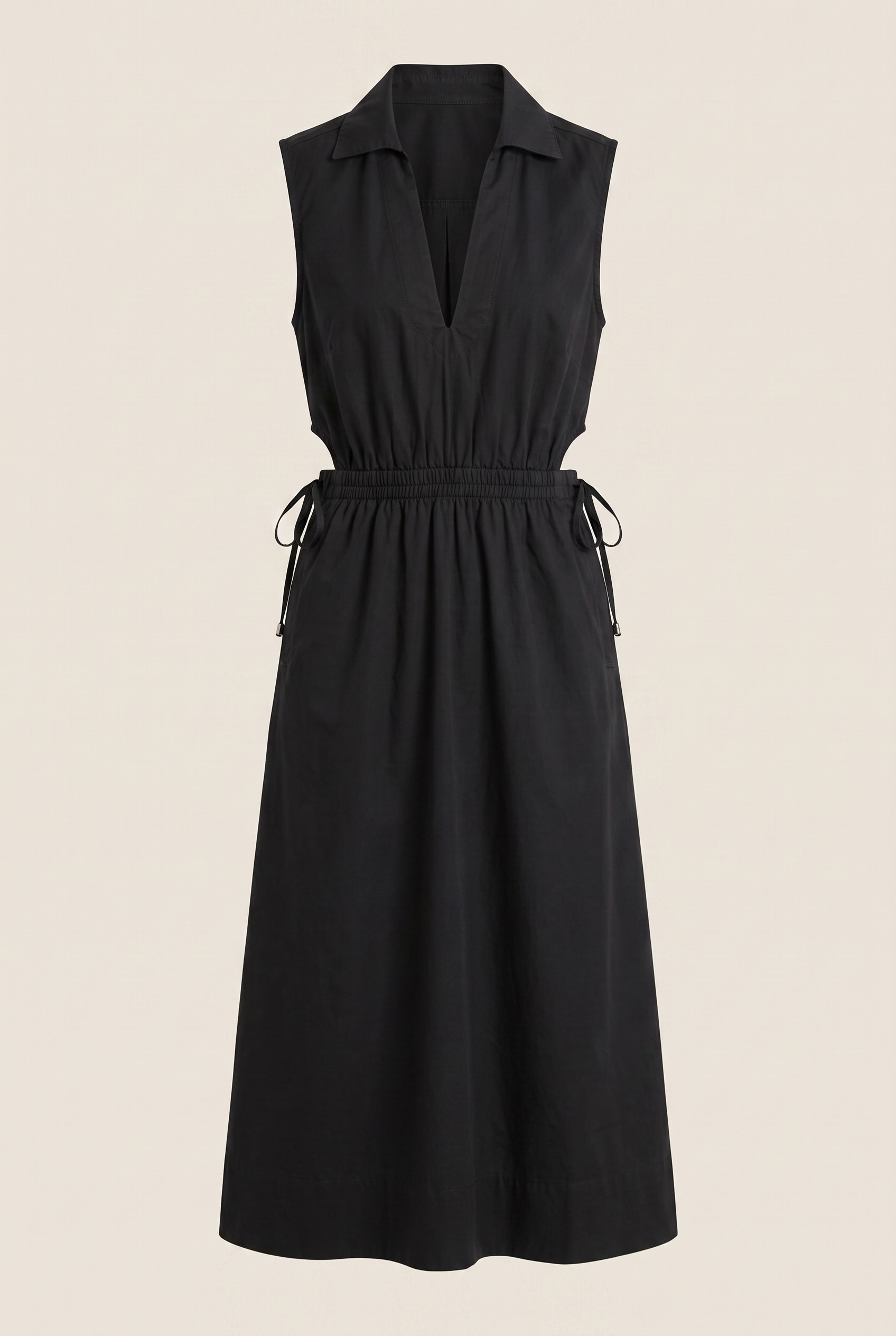 Vestido Sarja Polo Preto